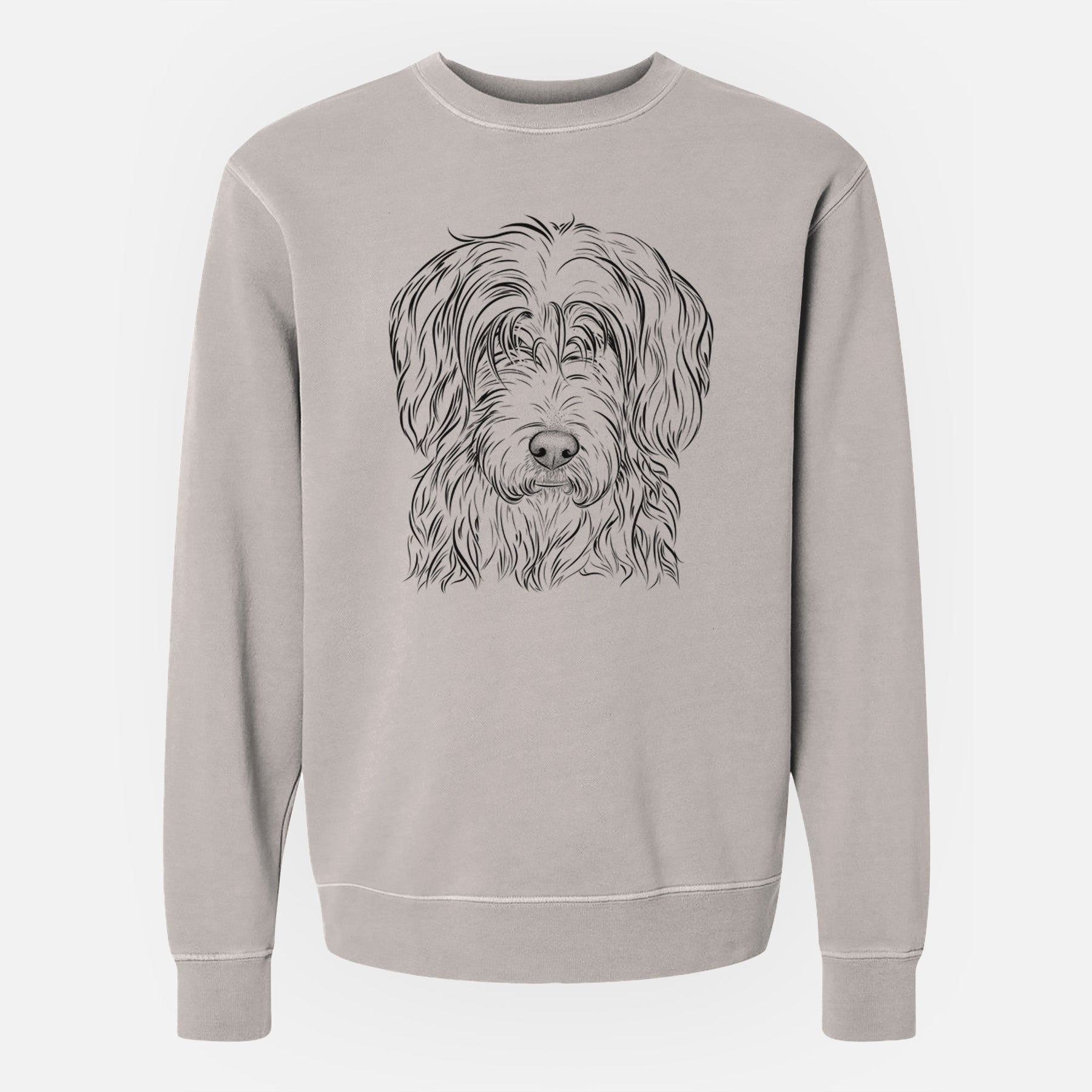 Bare Harry the Mixed Breed - Unisex Pigment Dyed Crew Sweatshirt