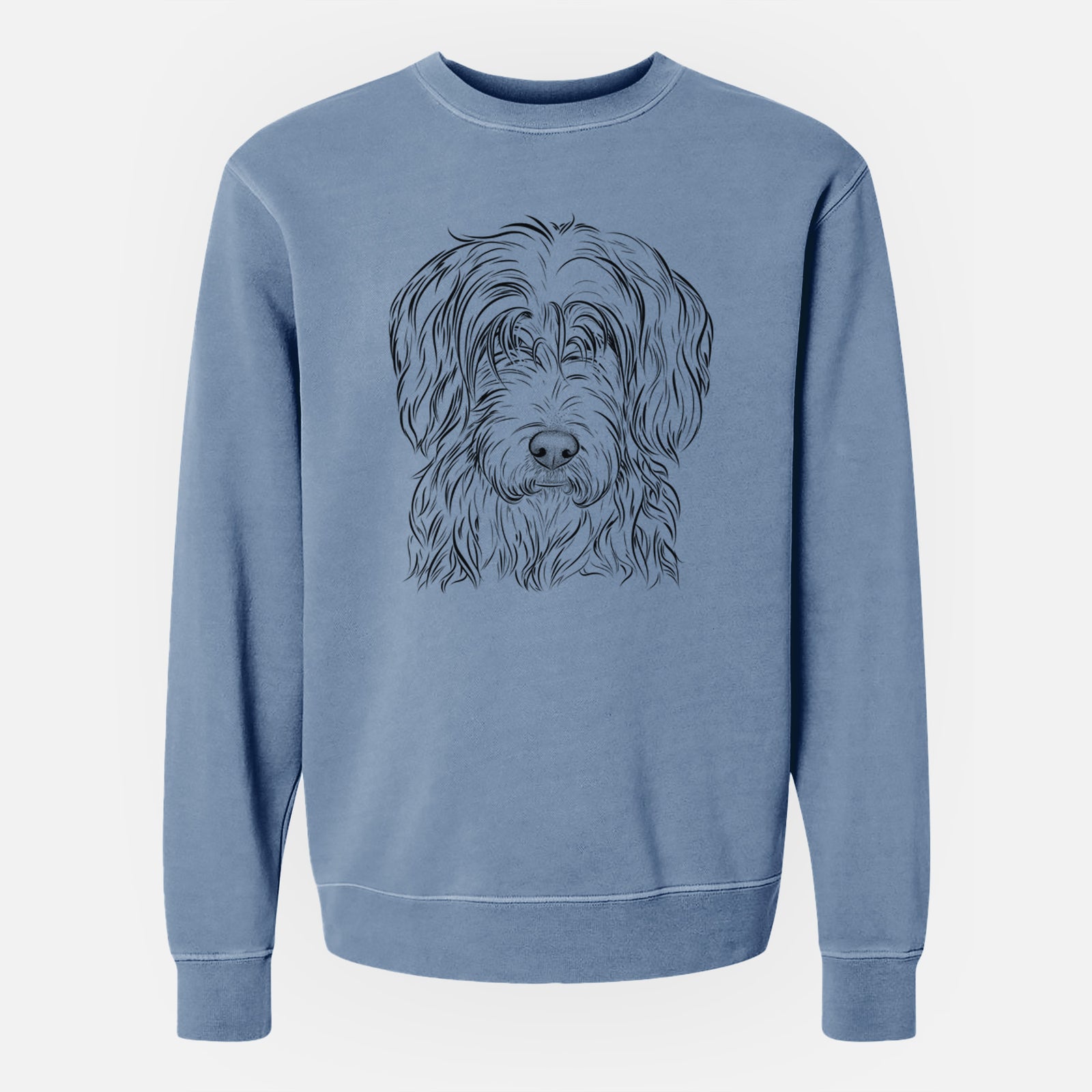 Bare Harry the Mixed Breed - Unisex Pigment Dyed Crew Sweatshirt