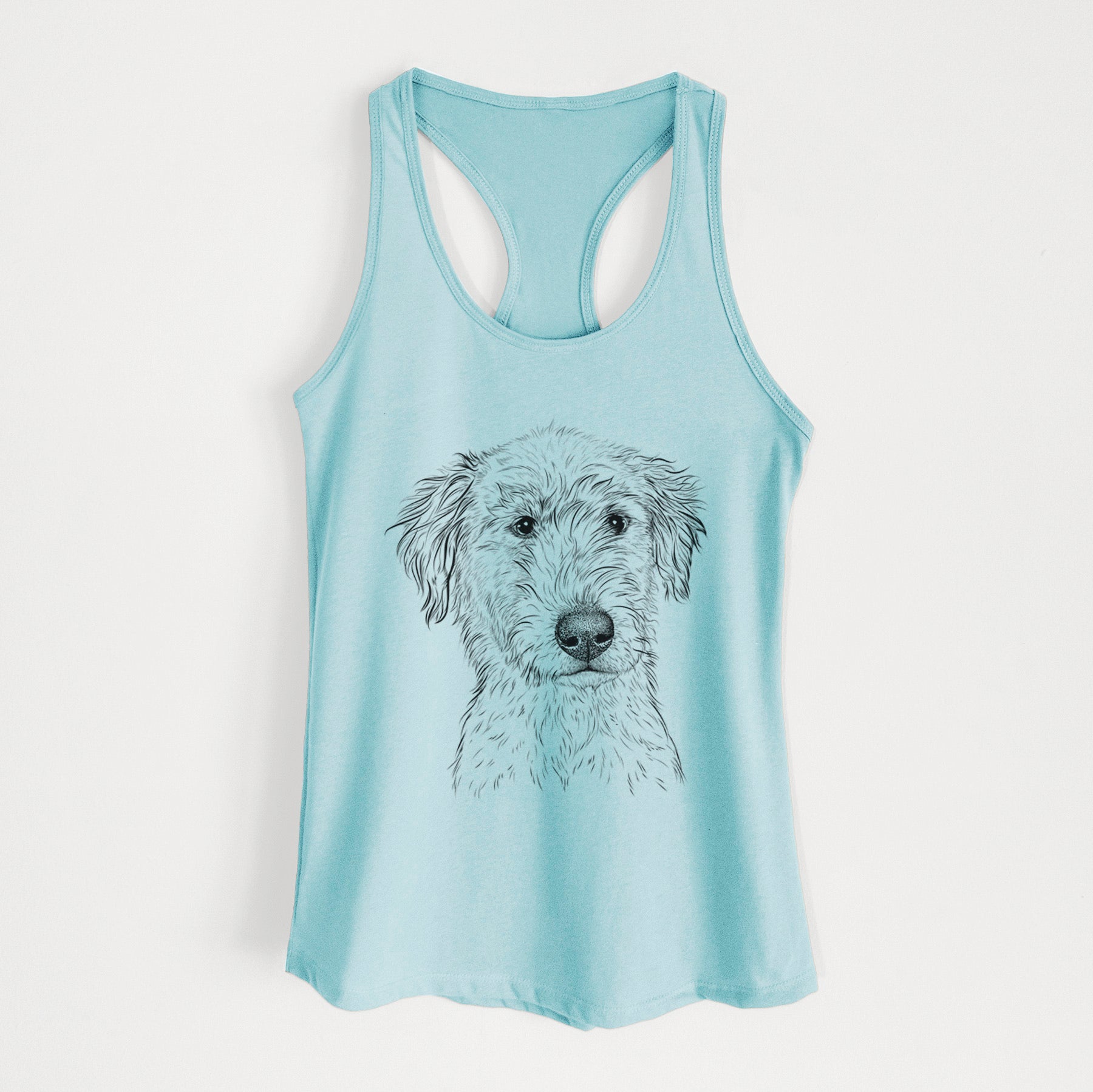 Harry the Mixed Breed Puppy - Women's Racerback Tanktop