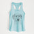 Harry the Mixed Breed Puppy - Women's Racerback Tanktop