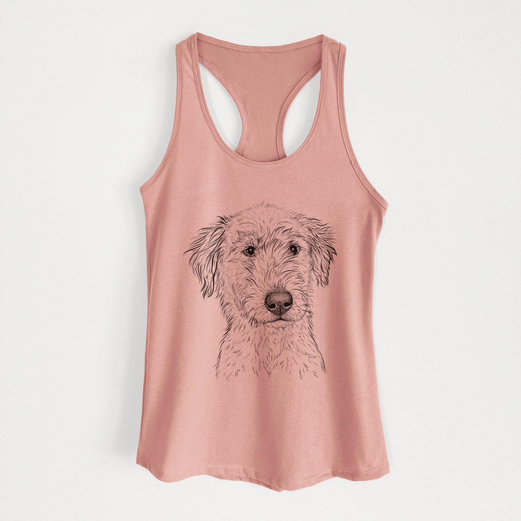 Harry the Mixed Breed Puppy - Women's Racerback Tanktop