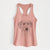 Harry the Mixed Breed Puppy - Women's Racerback Tanktop