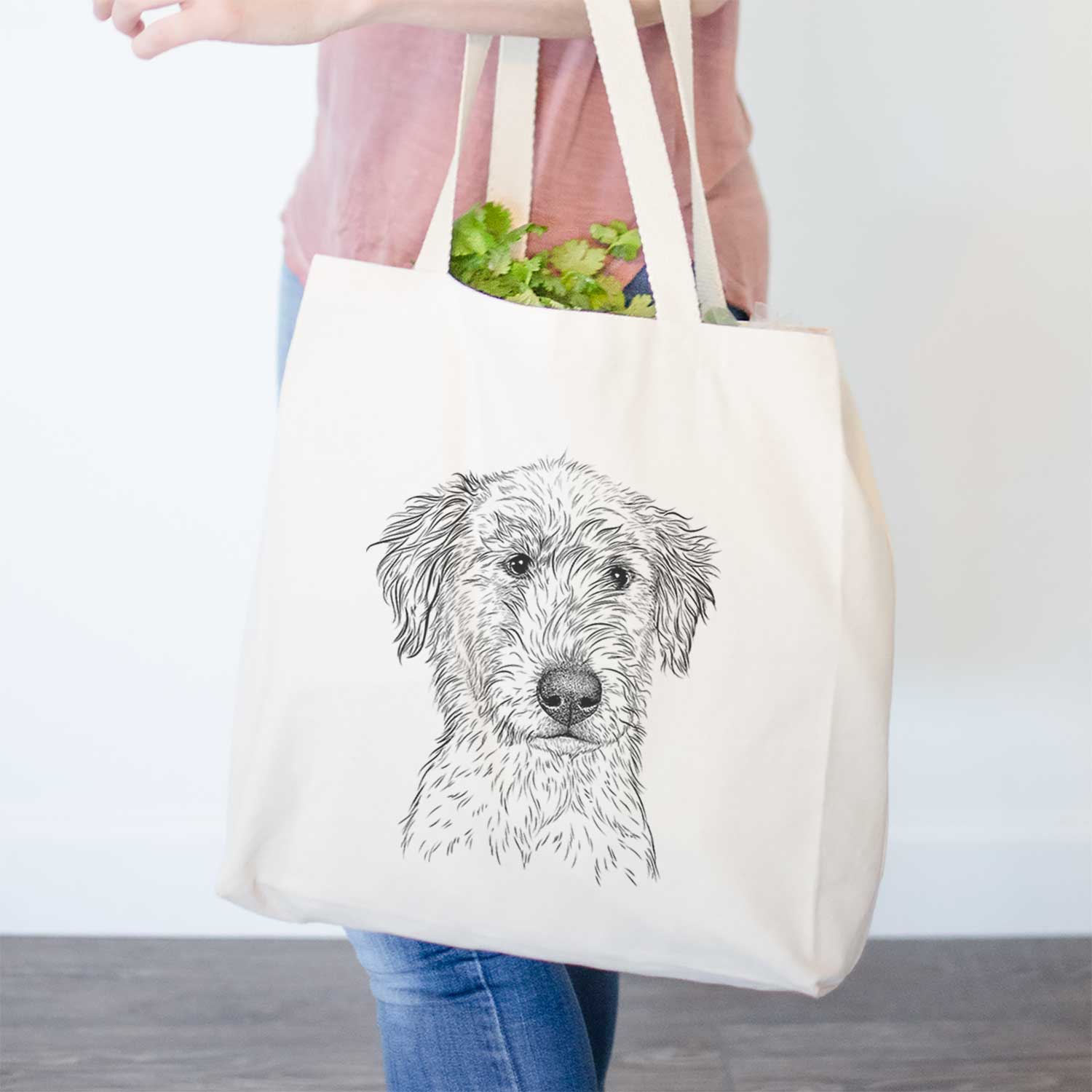 Harry the Mixed Breed Puppy - Tote Bag