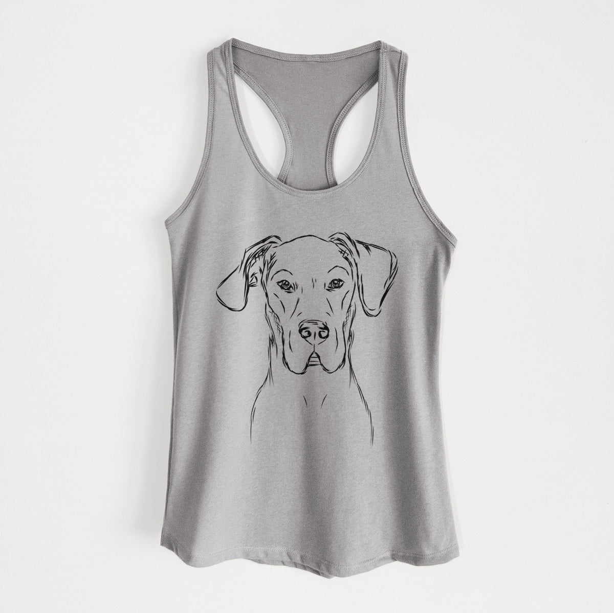 Harvey the Great Dane - Women&#39;s Racerback Tanktop