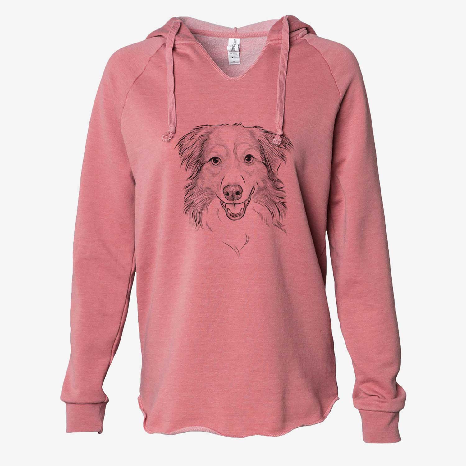 Hattie the Australian Shepherd - Cali Wave Hooded Sweatshirt