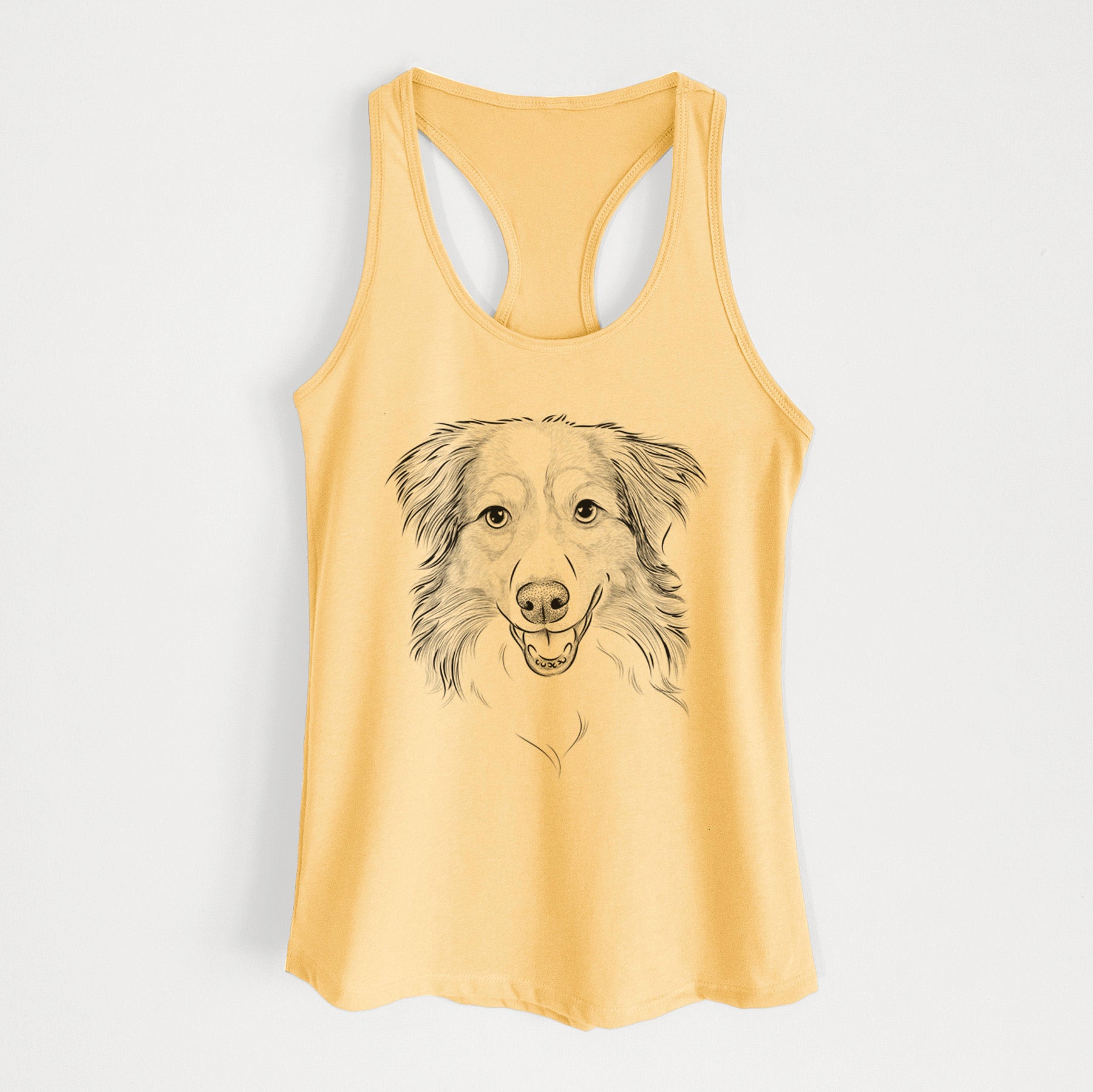 Hattie the Australian Shepherd - Women's Racerback Tanktop