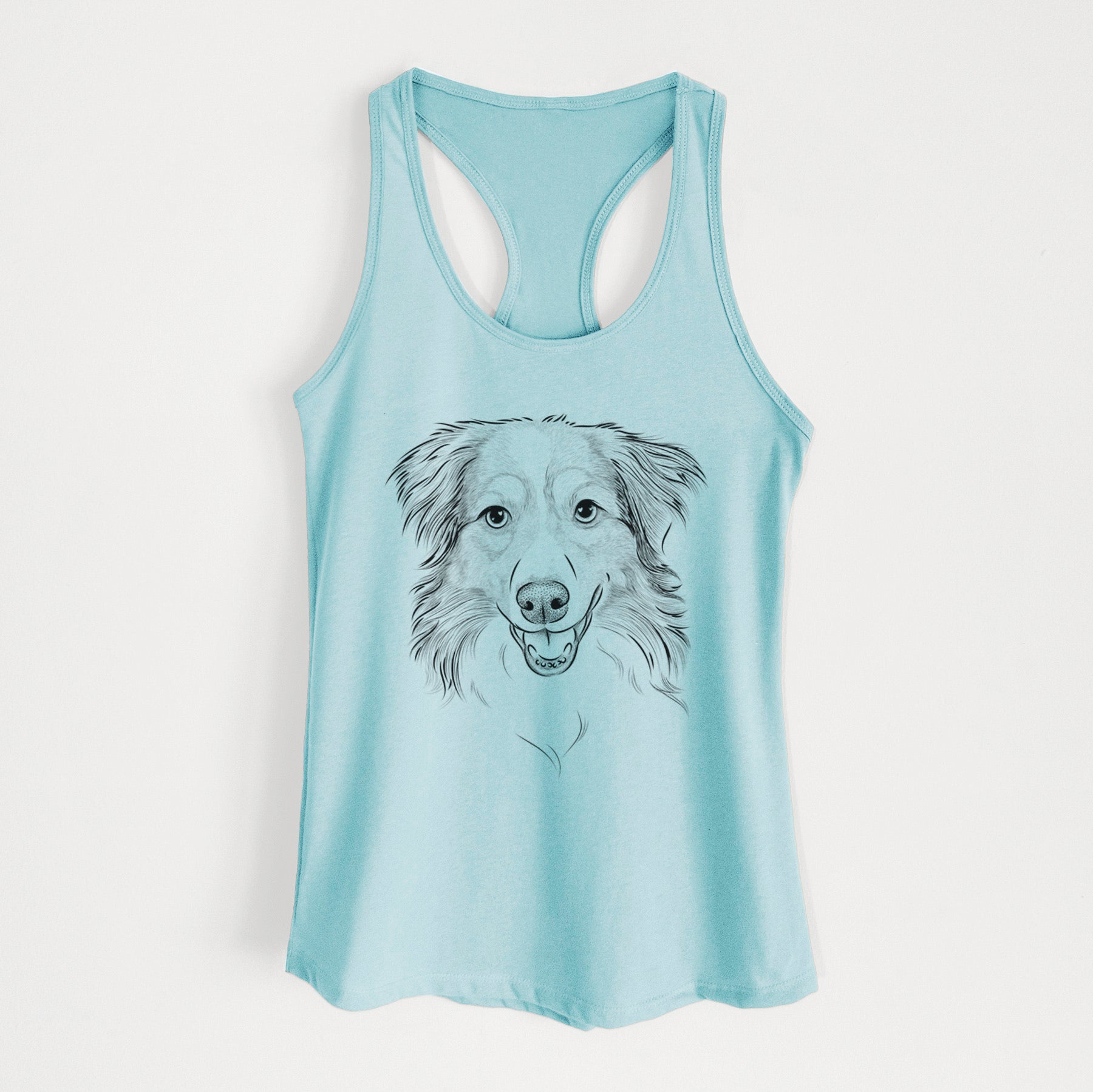 Hattie the Australian Shepherd - Women's Racerback Tanktop