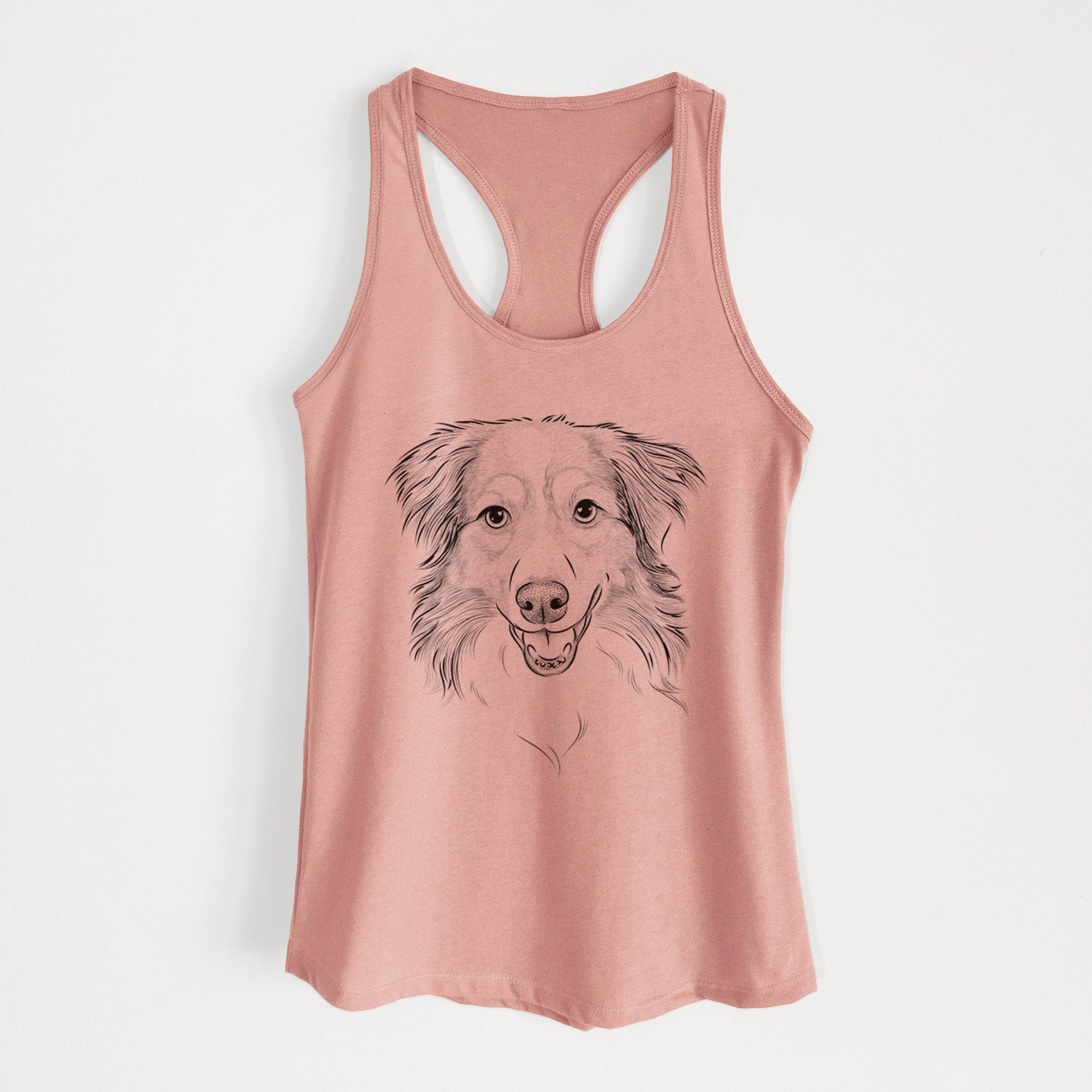 Hattie the Australian Shepherd - Women's Racerback Tanktop