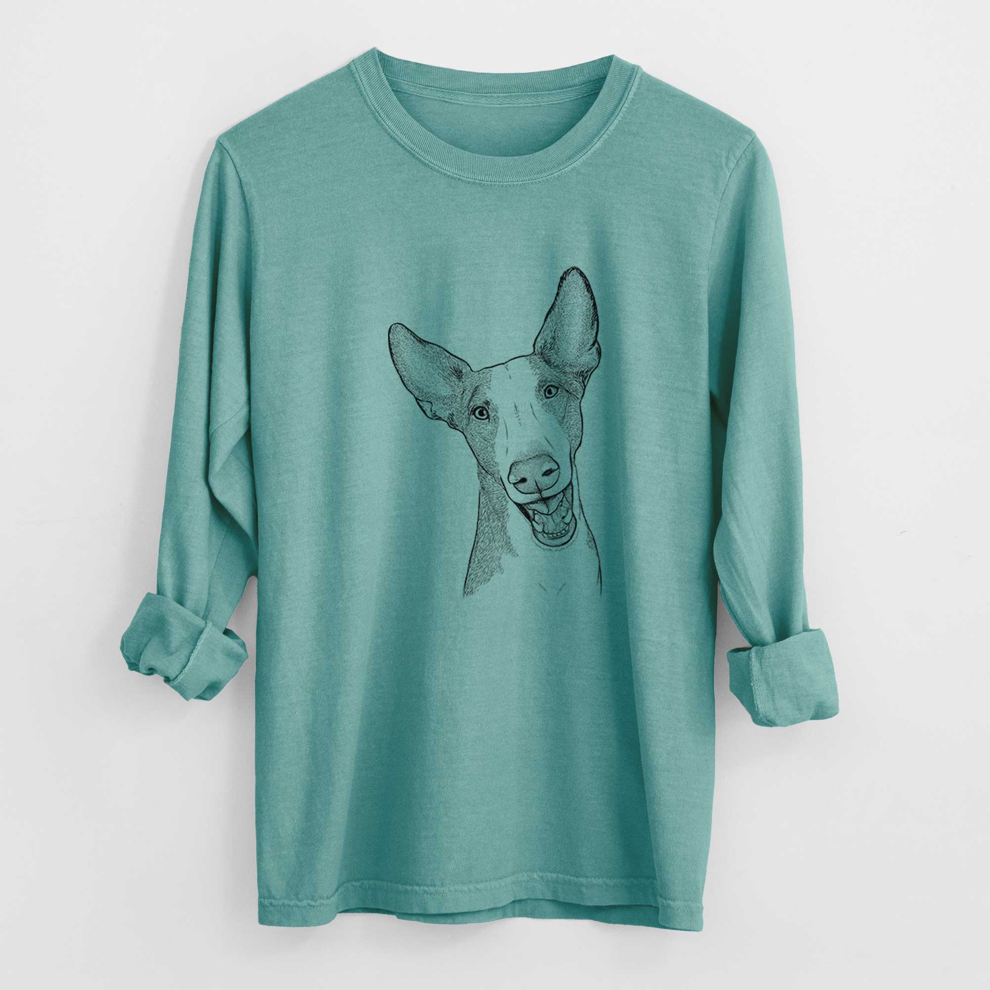 Bare Havok the Ibizan Hound - Heavyweight 100% Cotton Long Sleeve