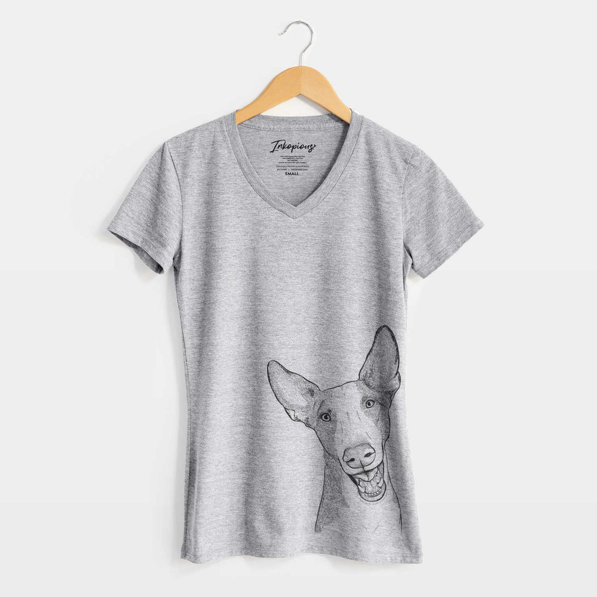 Bare Havok the Ibizan Hound - Women's V-neck Shirt