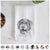 Hazel the German Wirehaired Pointer Mix Decorative Hand Towel