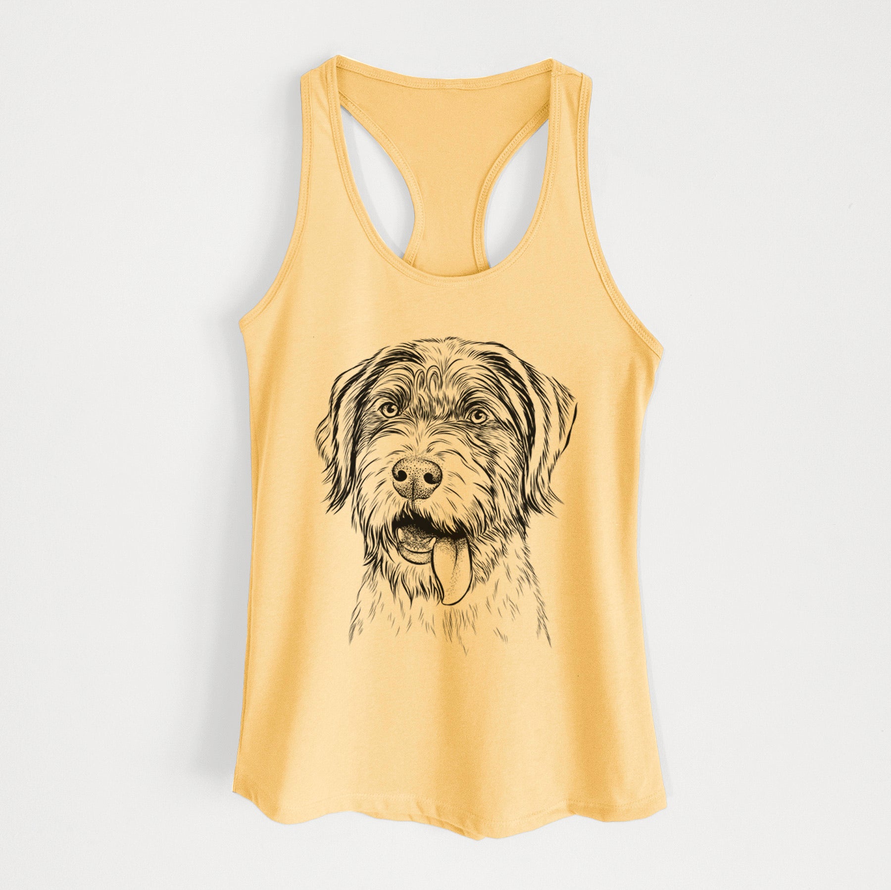 Hazel the German Wirehaired Pointer Mix - Women's Racerback Tanktop