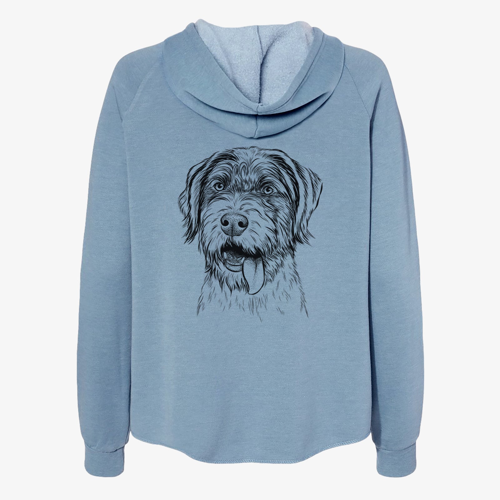 Hazel the German Wirehaired Pointer Mix - Women's Cali Wave Zip-Up Sweatshirt