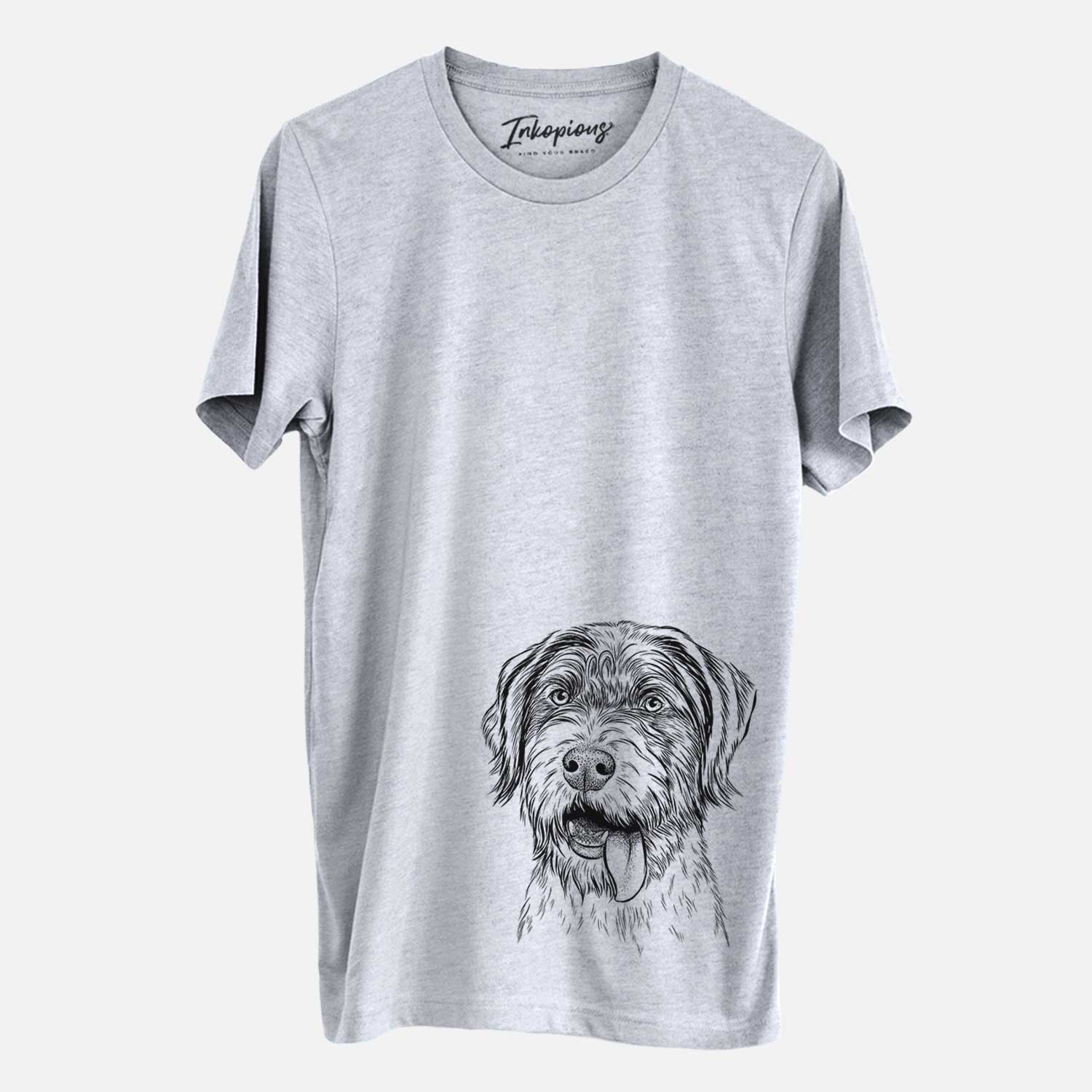 Bare Hazel the German Wirehaired Pointer Mix - Unisex Crewneck