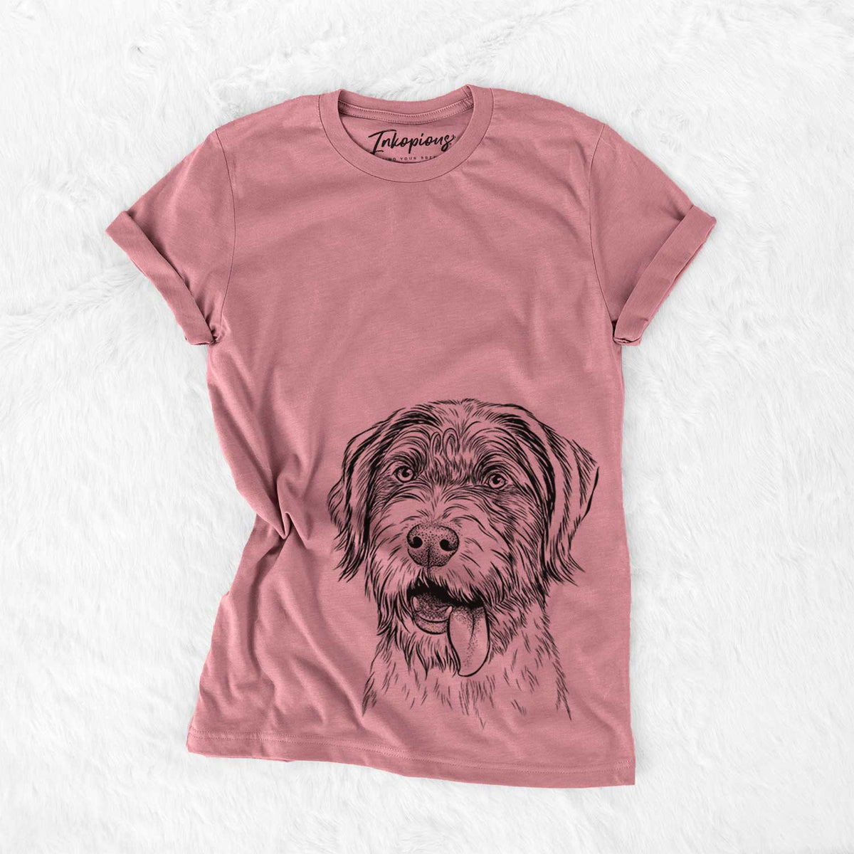 Bare Hazel the German Wirehaired Pointer Mix - Unisex Crewneck