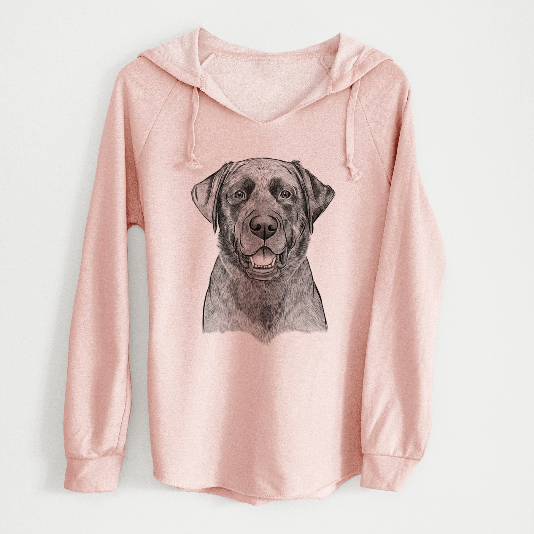 Bare Heath the Black Lab - Cali Wave Hooded Sweatshirt