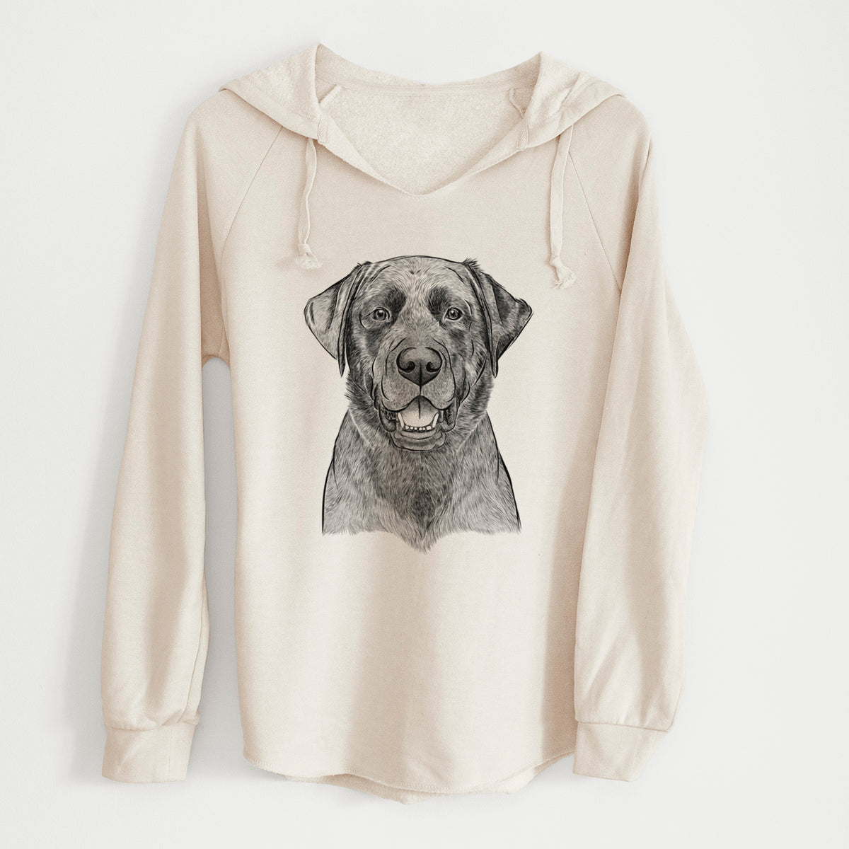 Bare Heath the Black Lab - Cali Wave Hooded Sweatshirt