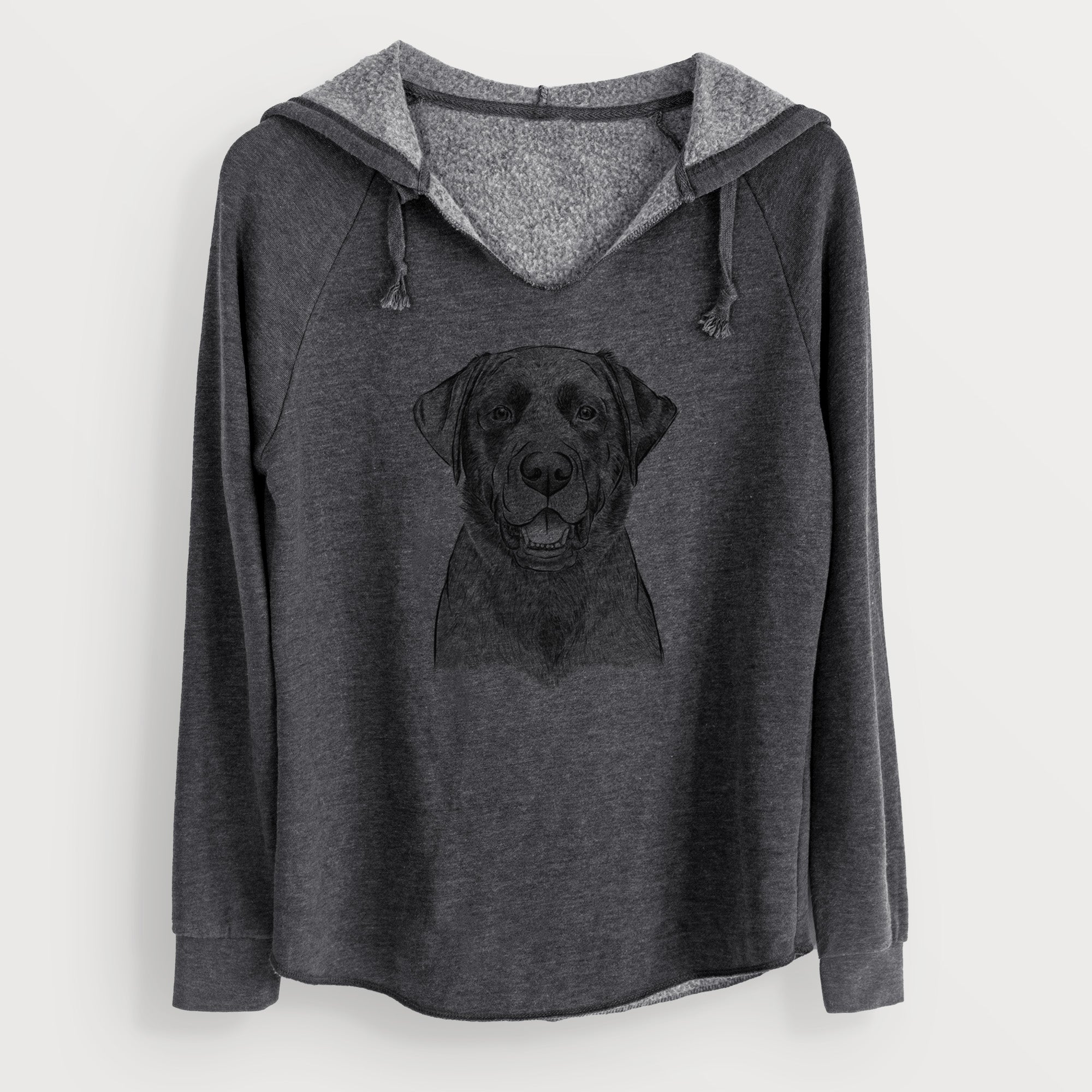 Bare Heath the Black Lab - Cali Wave Hooded Sweatshirt