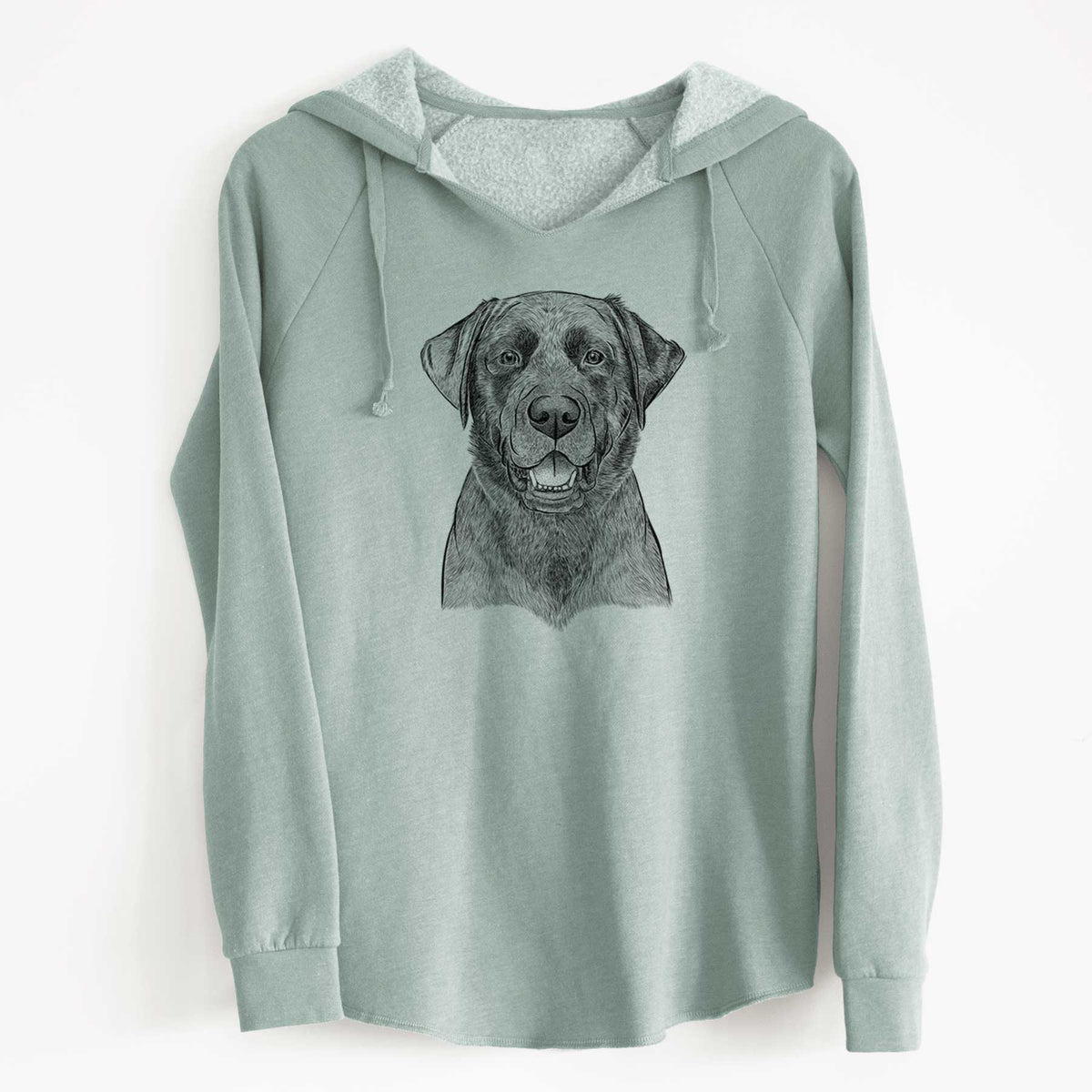 Bare Heath the Black Lab - Cali Wave Hooded Sweatshirt