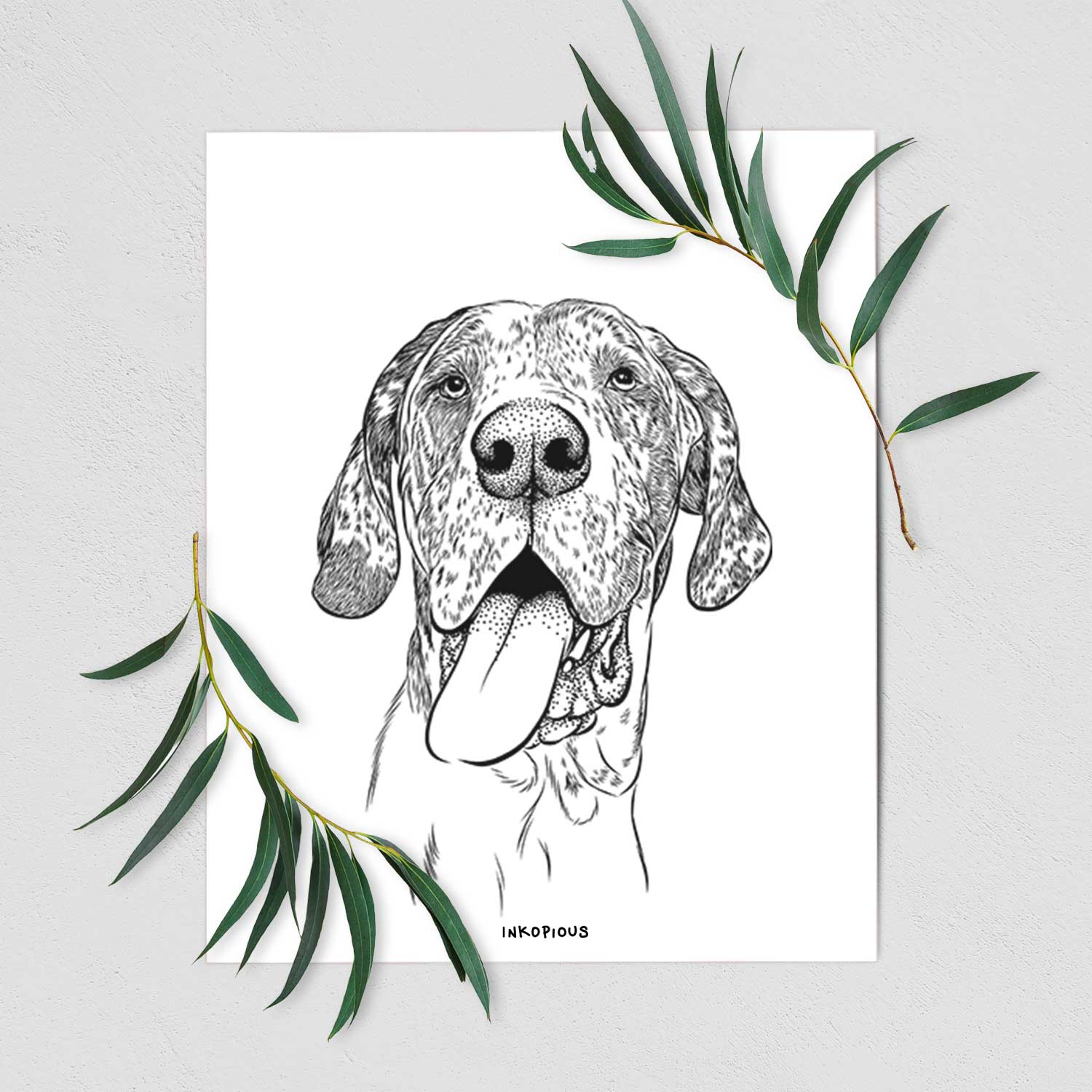 Hennessey the Great Dane Art Print