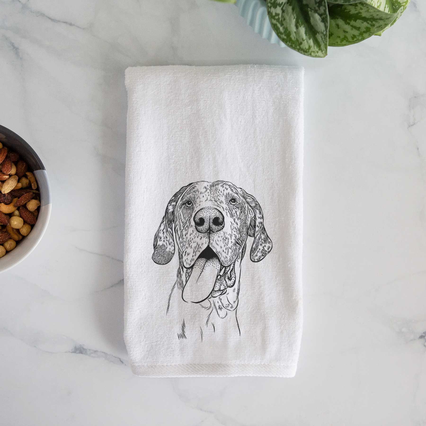 Hennessey the Great Dane Decorative Hand Towel