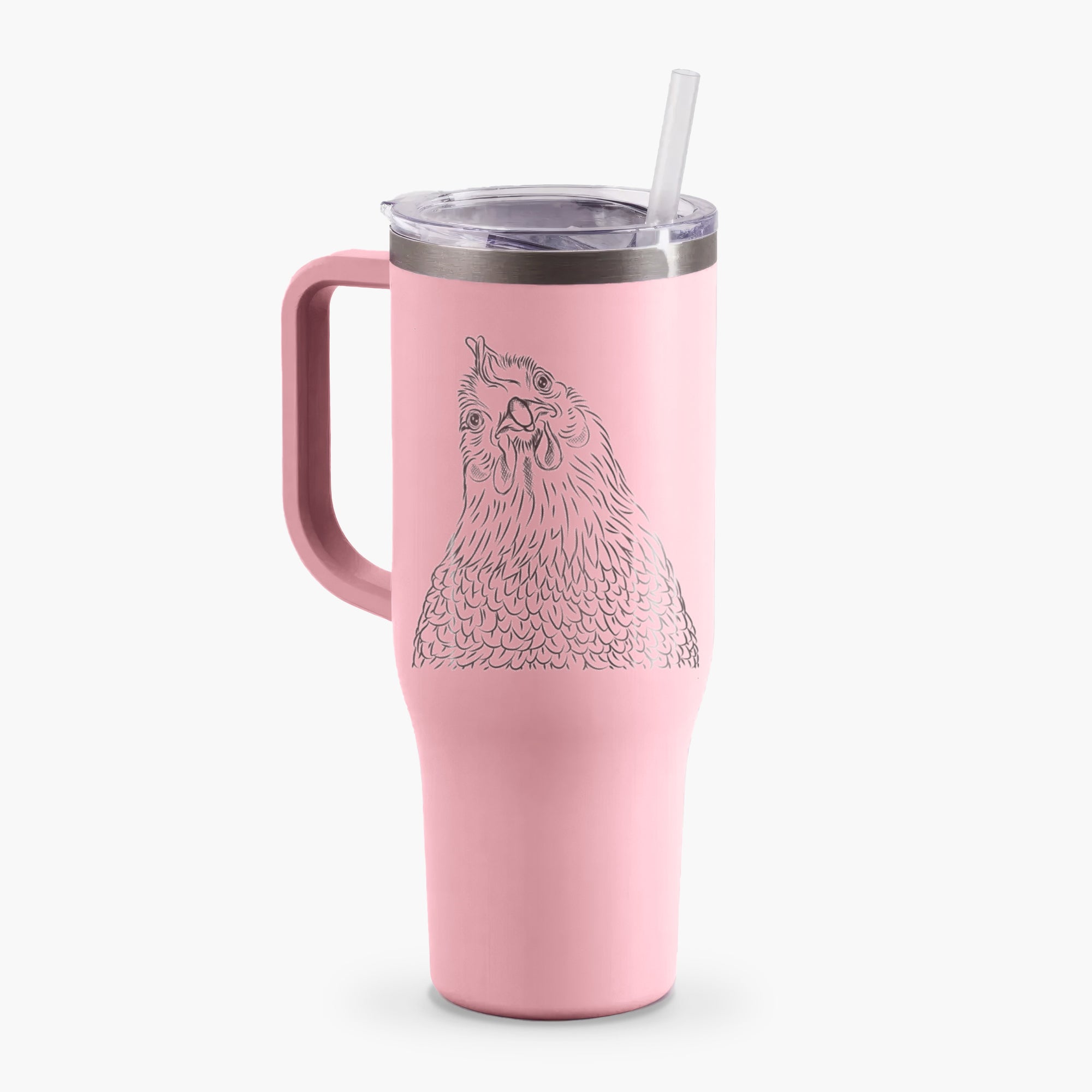 Henrietta the Chicken - 40oz Tumbler with Handle