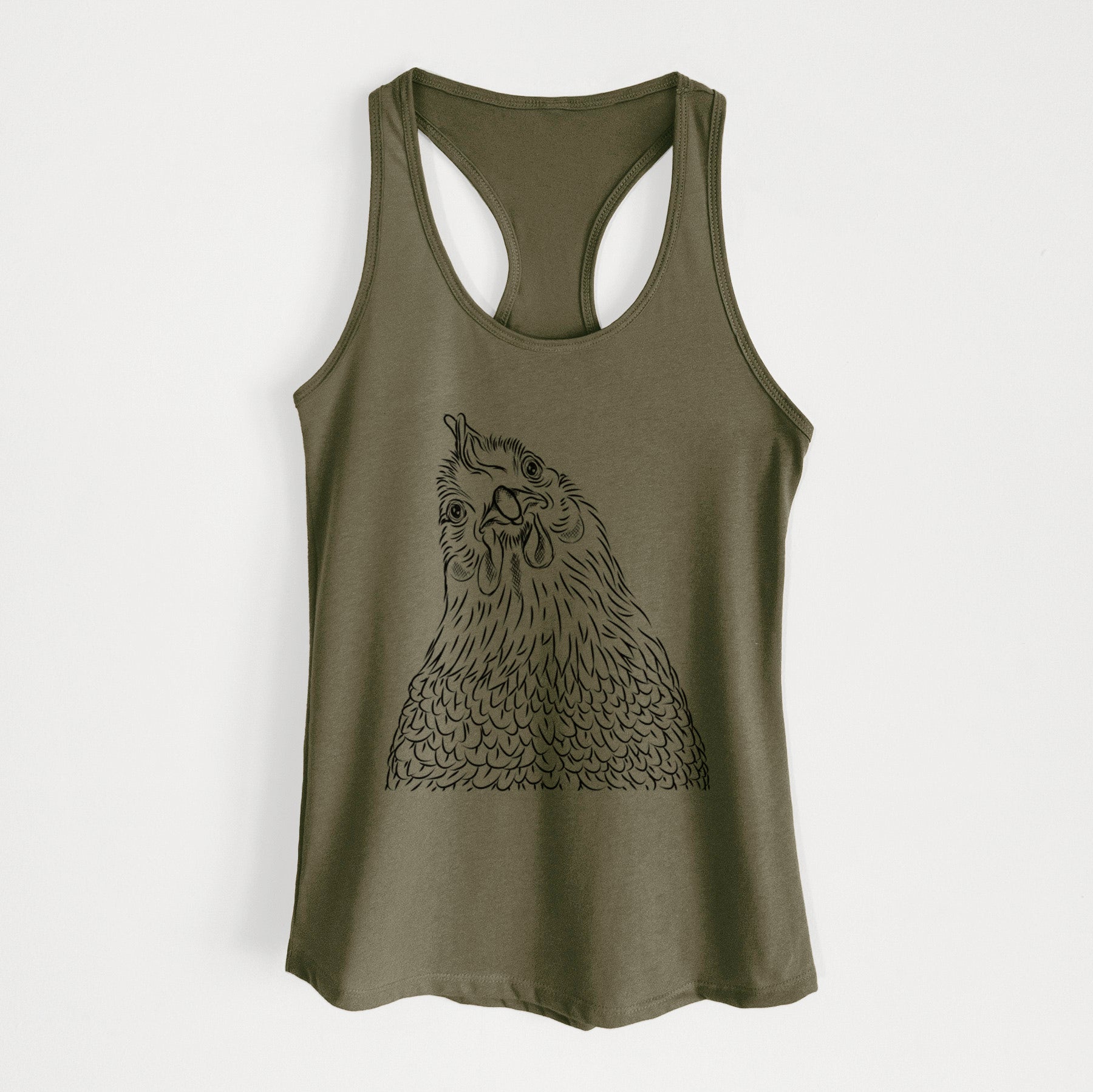 Henrietta the Chicken - Women's Racerback Tanktop