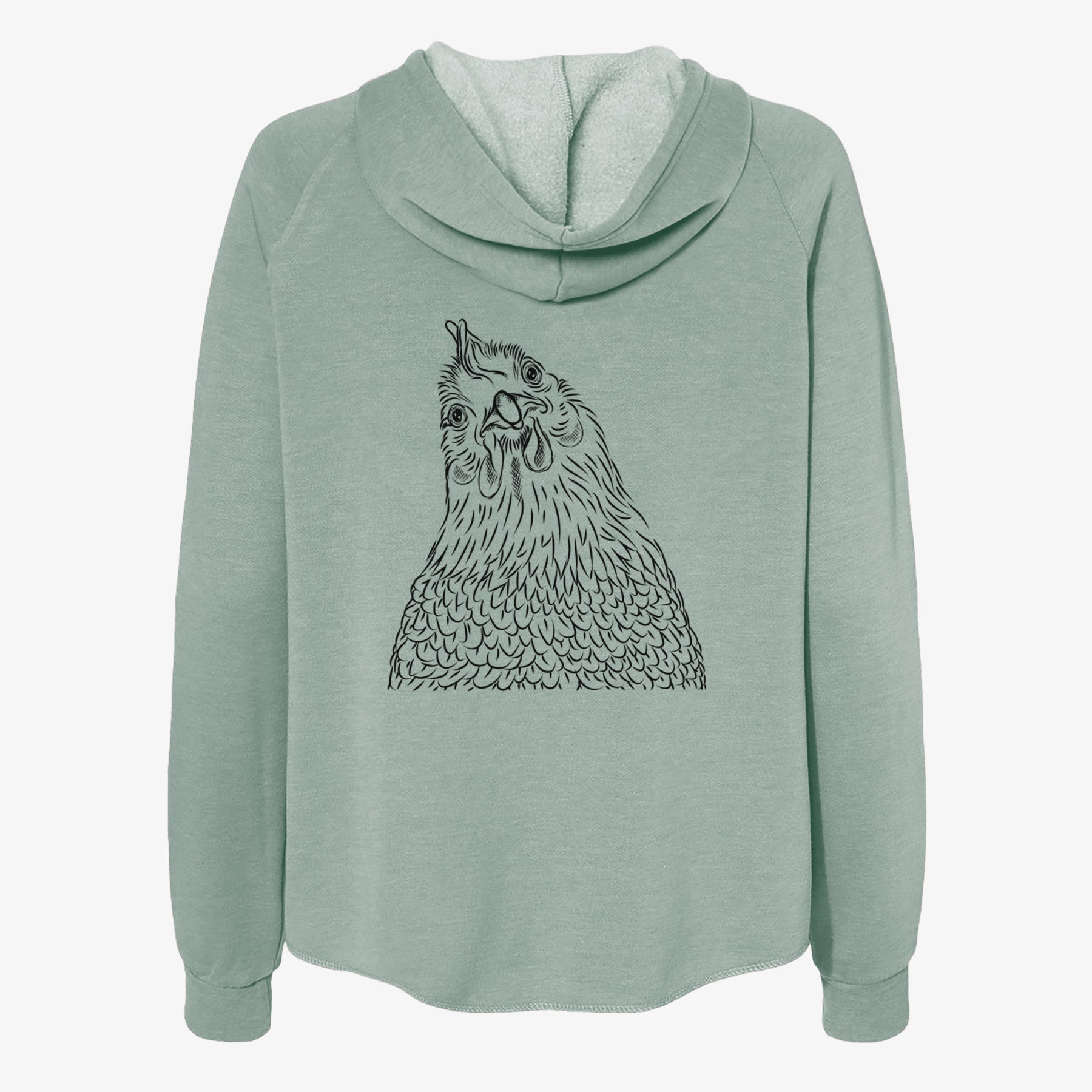 Henrietta the Chicken - Women's Cali Wave Zip-Up Sweatshirt