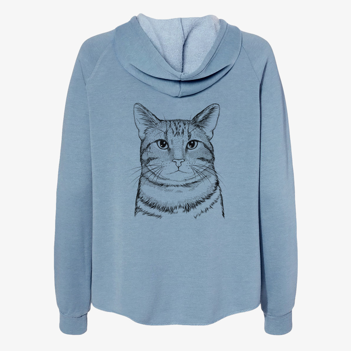 Henry the Bengal - Women's Cali Wave Zip-Up Sweatshirt