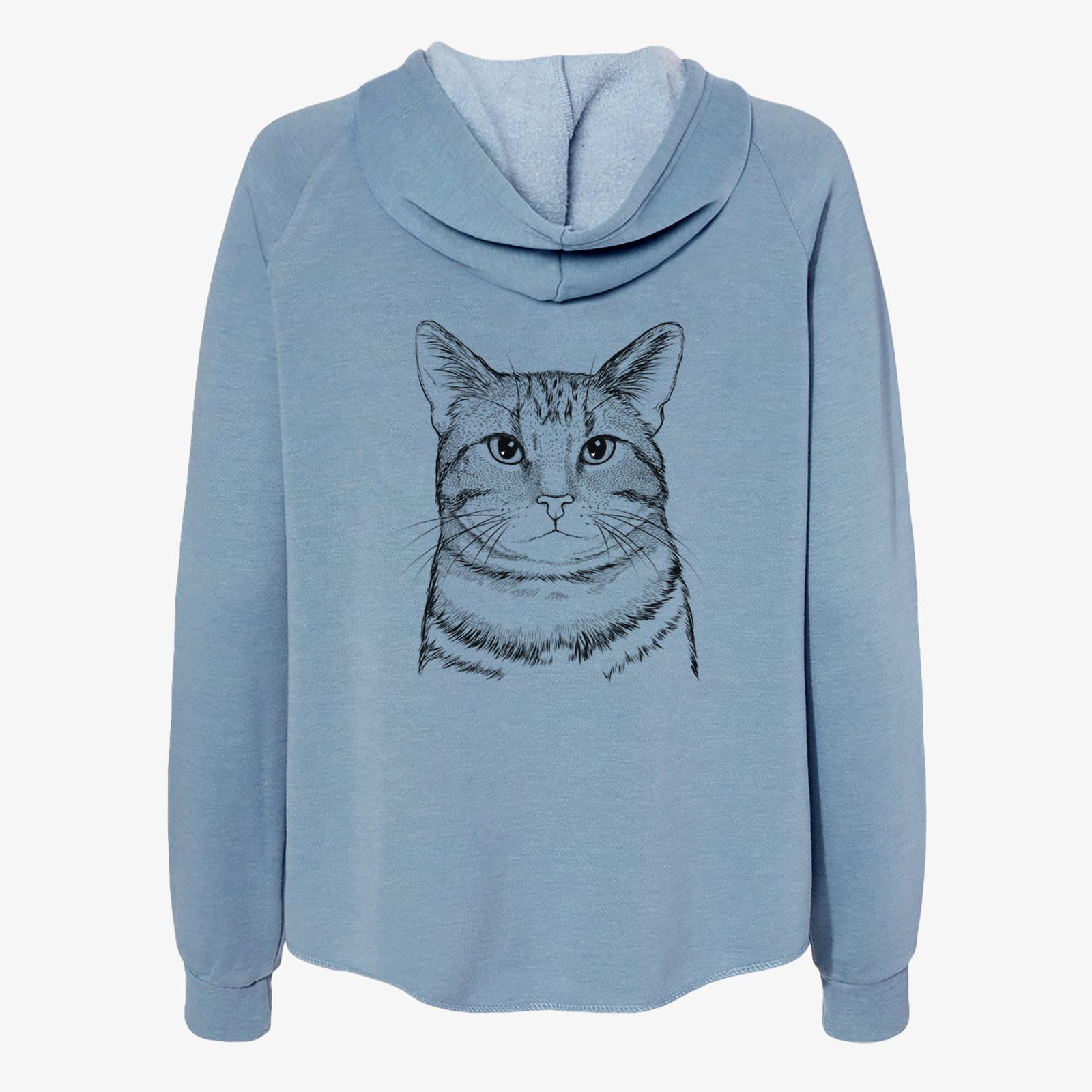 Henry the Bengal - Women's Cali Wave Zip-Up Sweatshirt