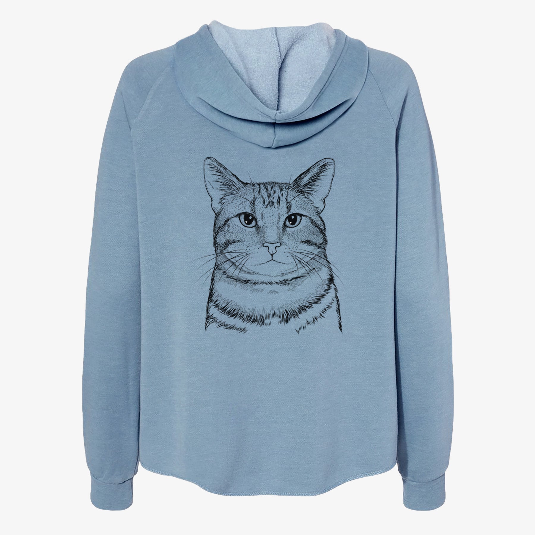 Henry the Bengal - Women's Cali Wave Zip-Up Sweatshirt