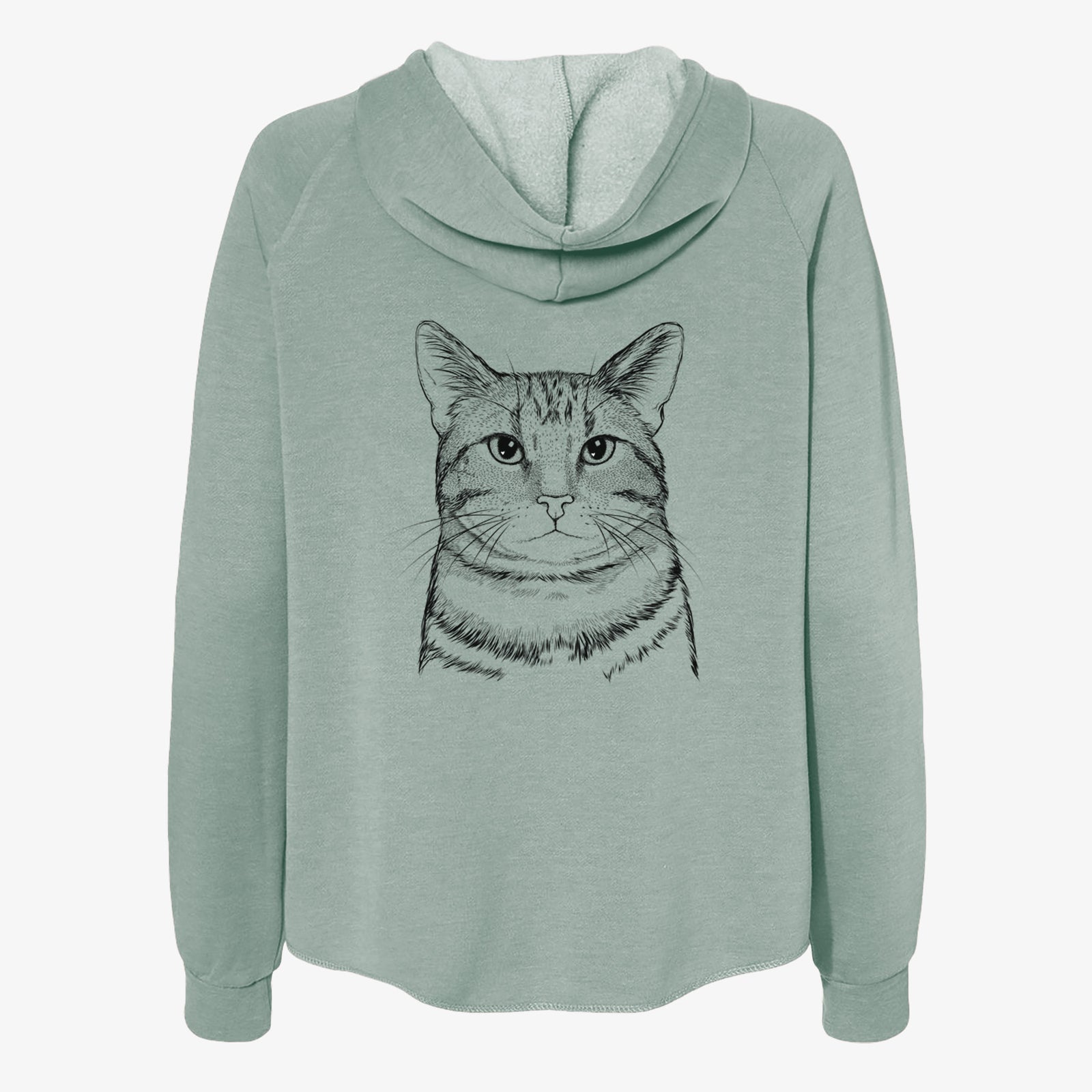 Henry the Bengal - Women's Cali Wave Zip-Up Sweatshirt