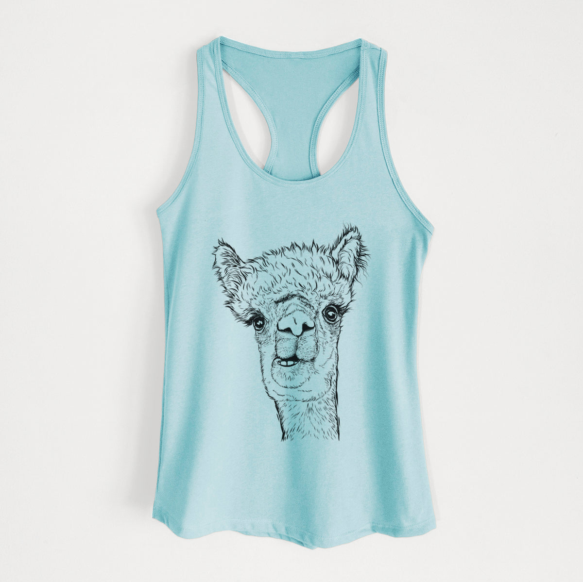 Henry the Alpaca - Women's Racerback Tanktop