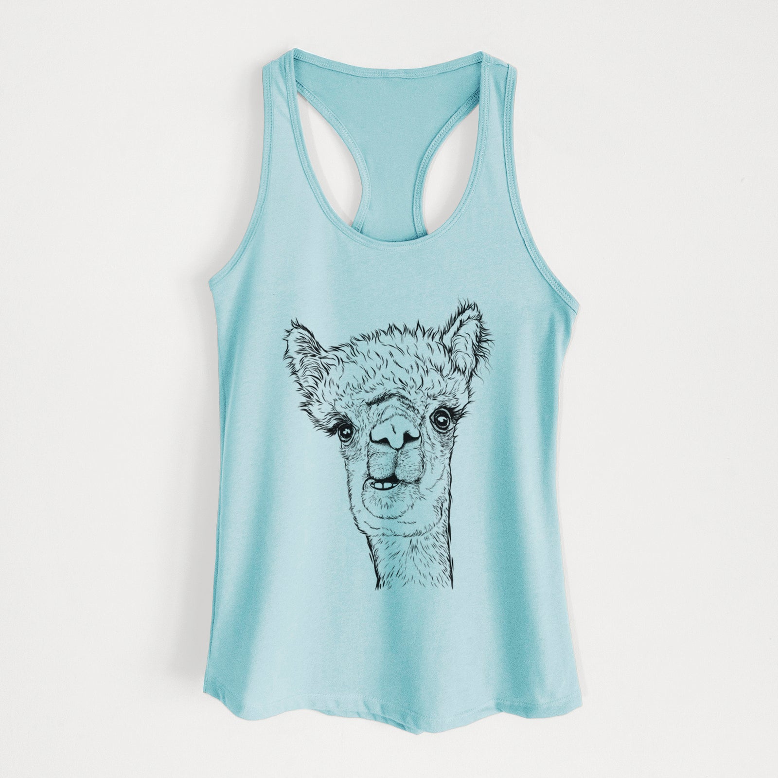 Henry the Alpaca - Women's Racerback Tanktop