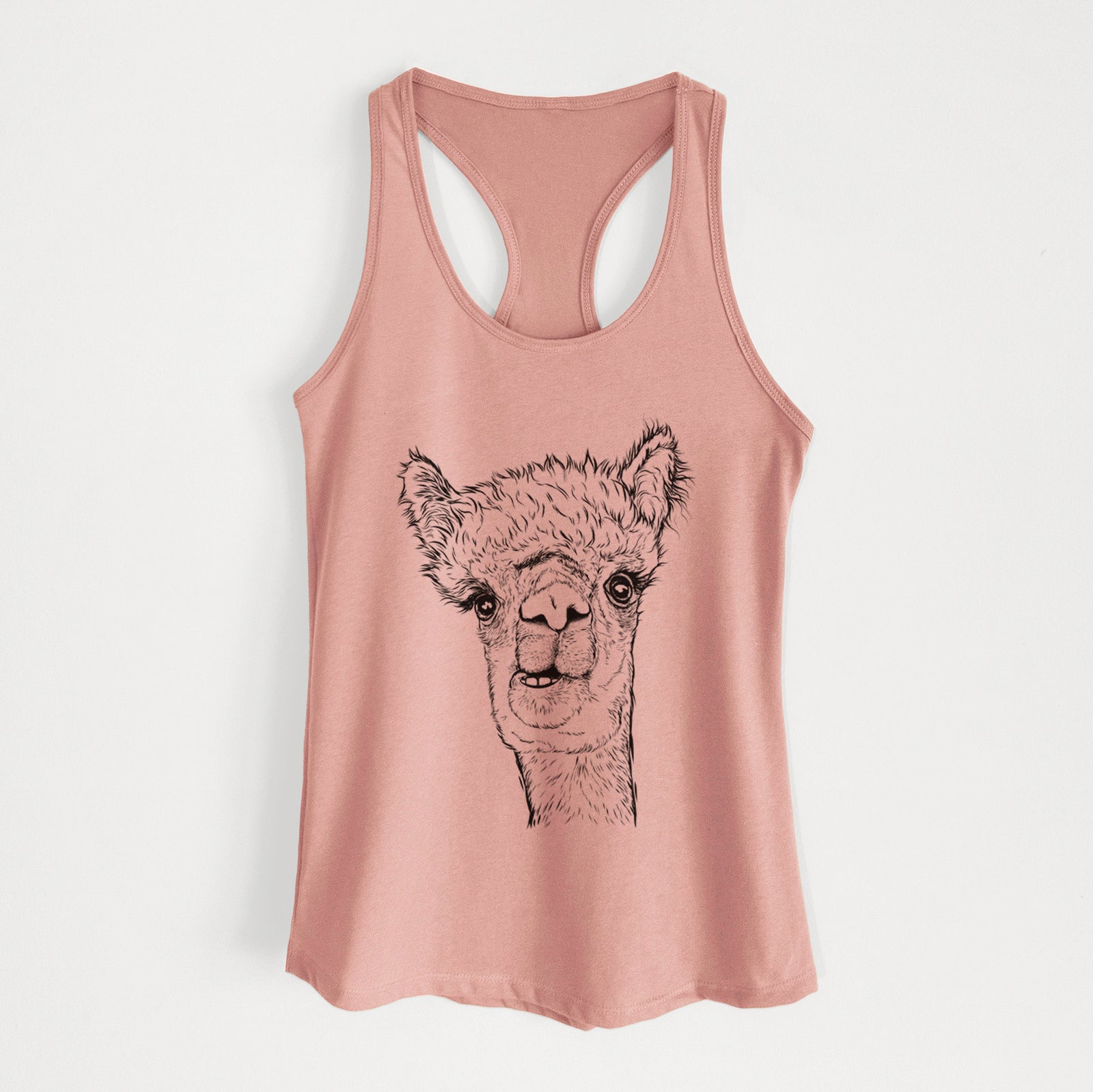 Henry the Alpaca - Women's Racerback Tanktop