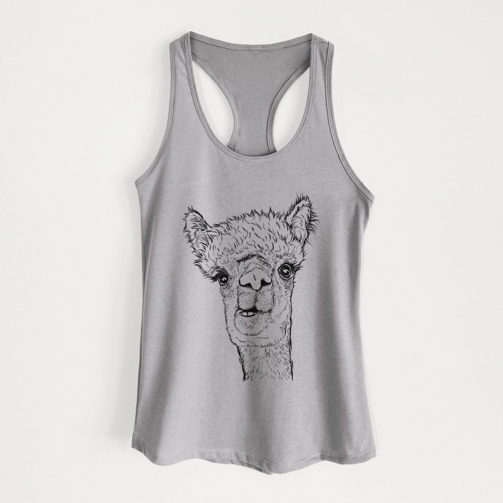 Henry the Alpaca - Women's Racerback Tanktop