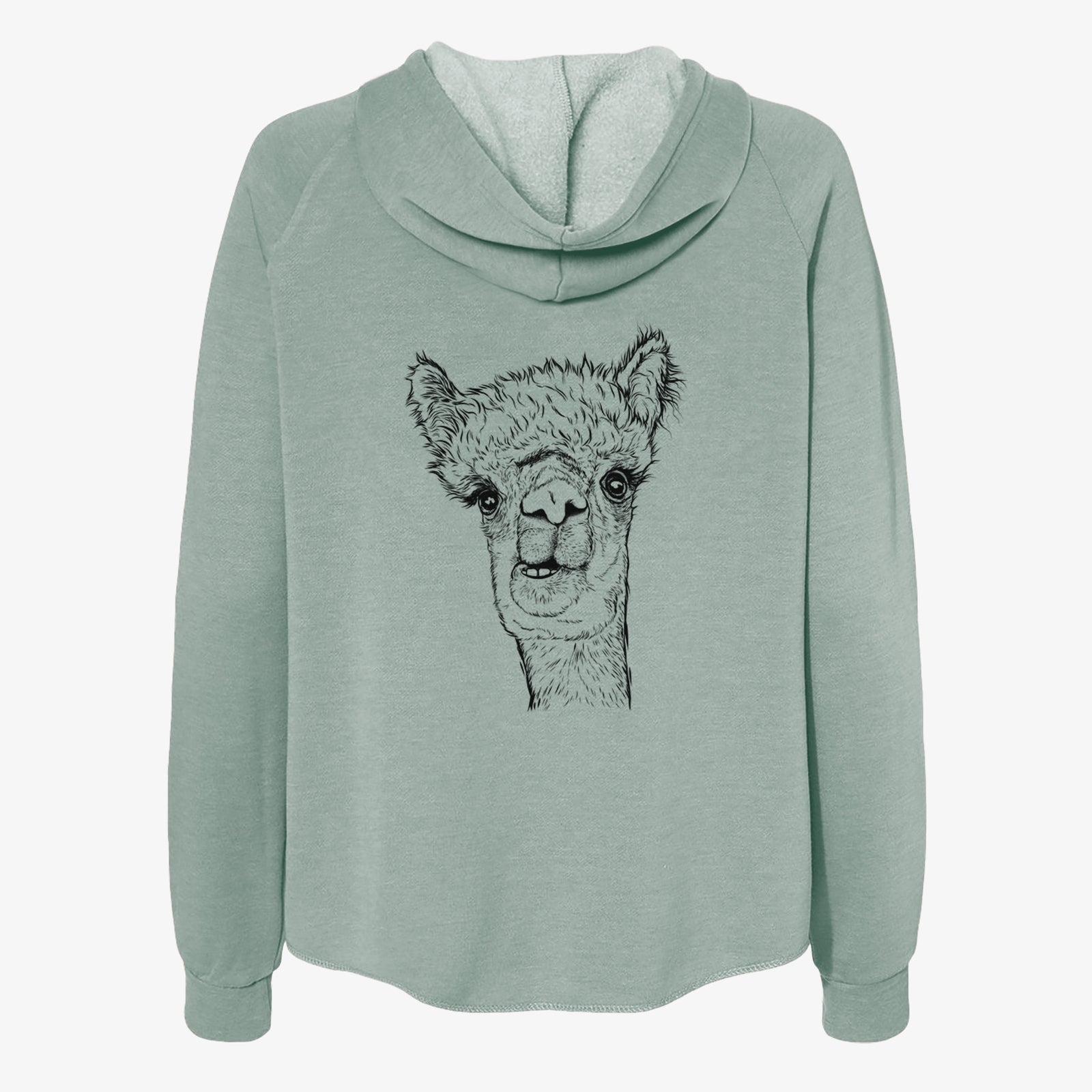 Henry the Alpaca - Women's Cali Wave Zip-Up Sweatshirt