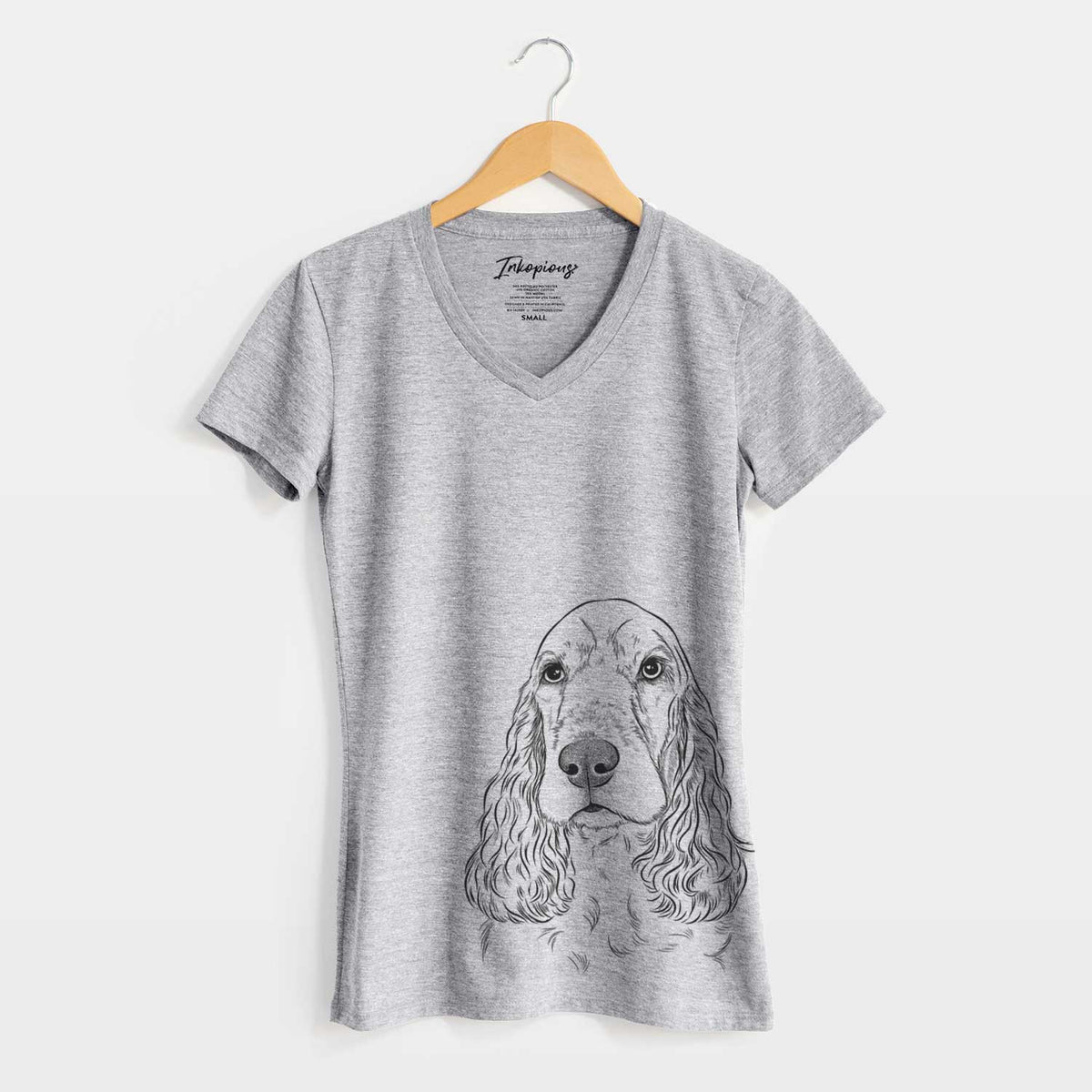 Bare Henry the English Cocker Spaniel - Women's V-neck Shirt