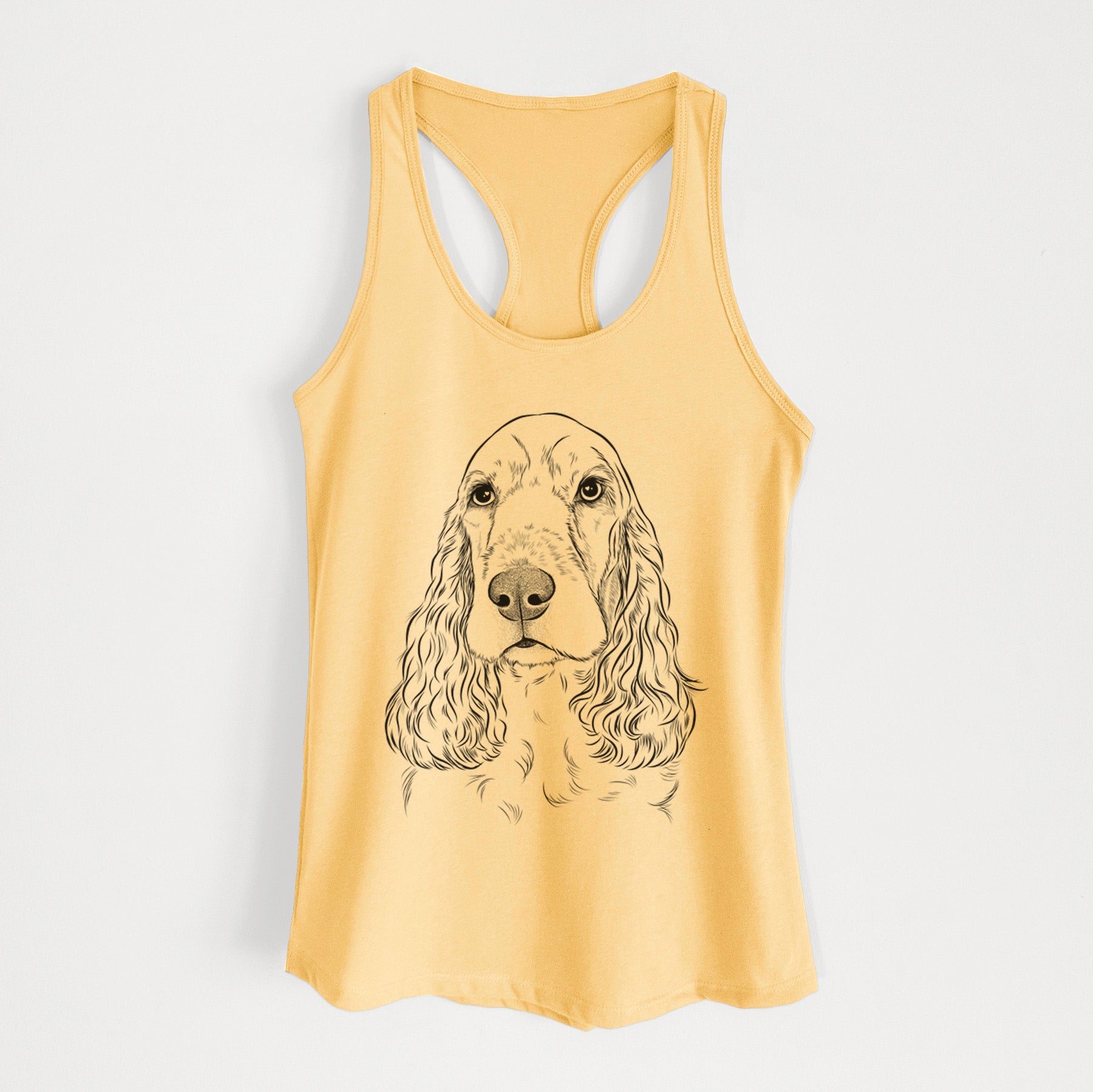 Henry the English Cocker Spaniel - Women's Racerback Tanktop