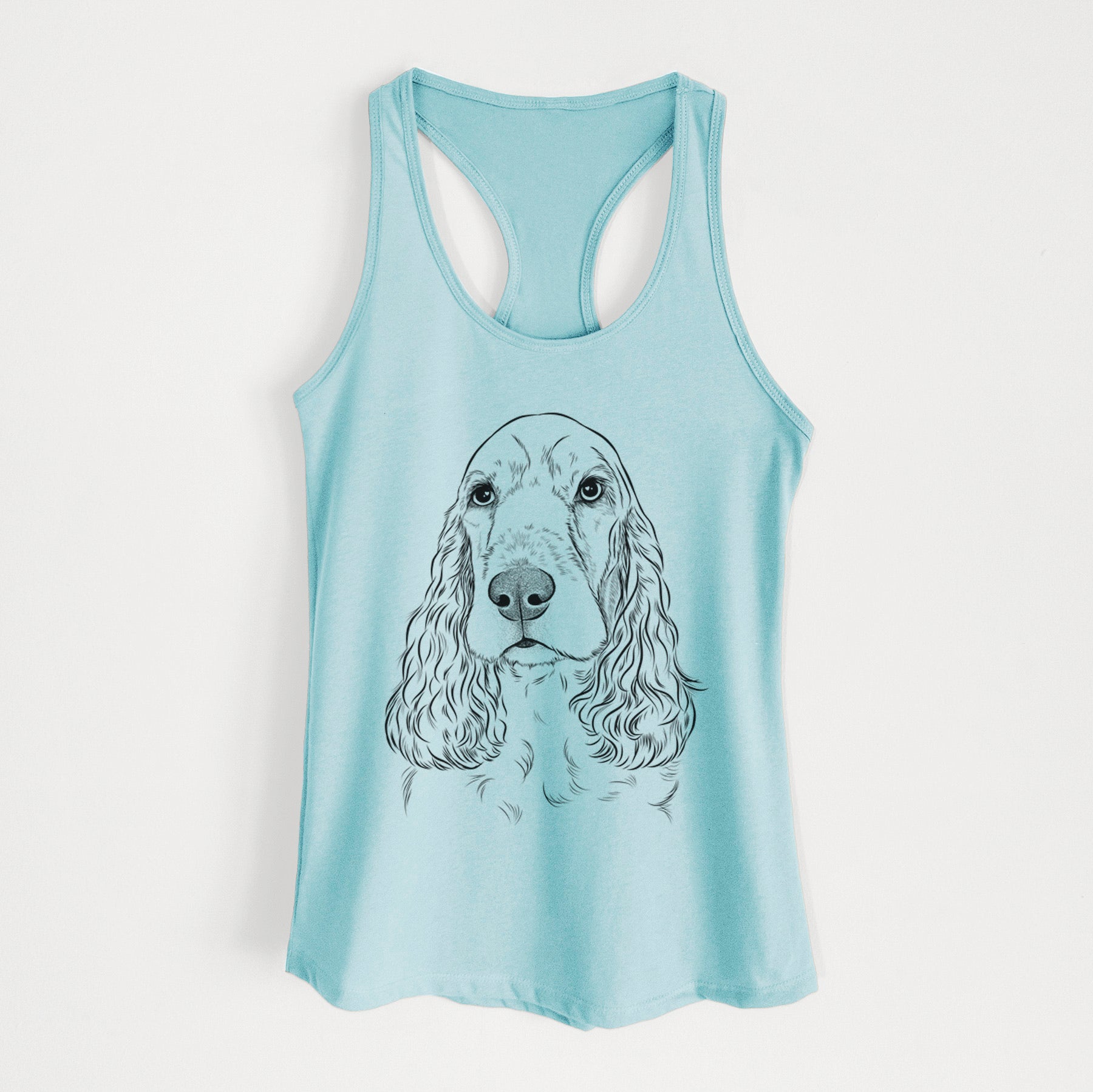 Henry the English Cocker Spaniel - Women's Racerback Tanktop