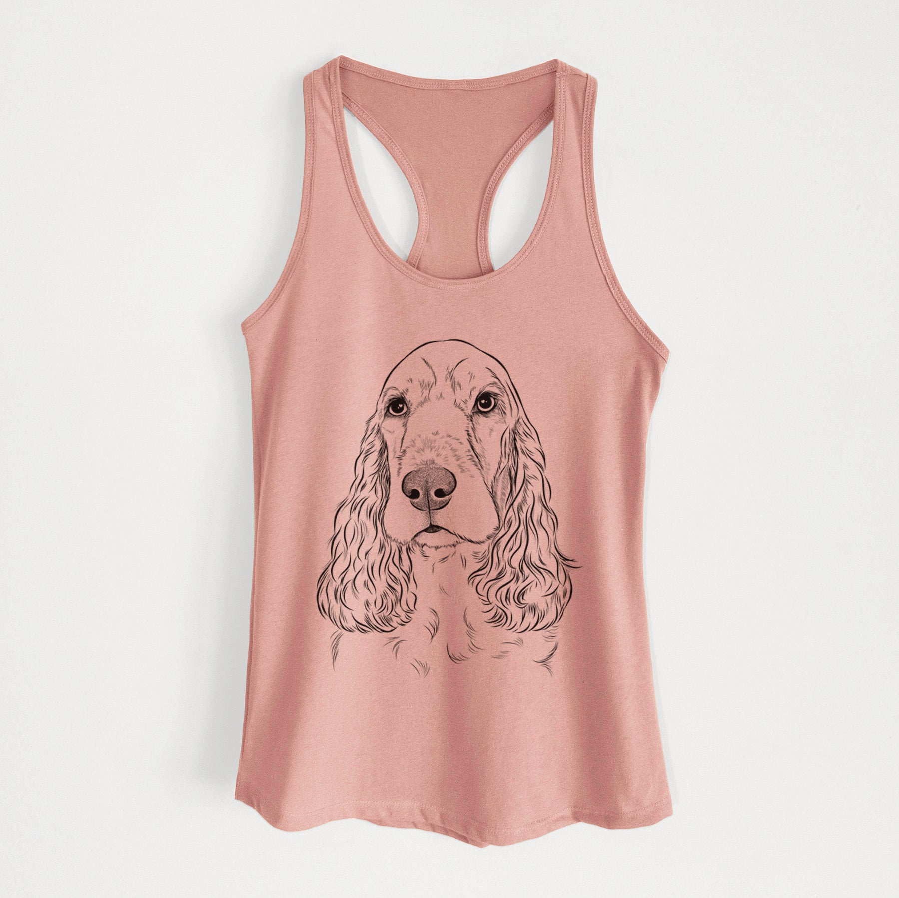 Henry the English Cocker Spaniel - Women's Racerback Tanktop