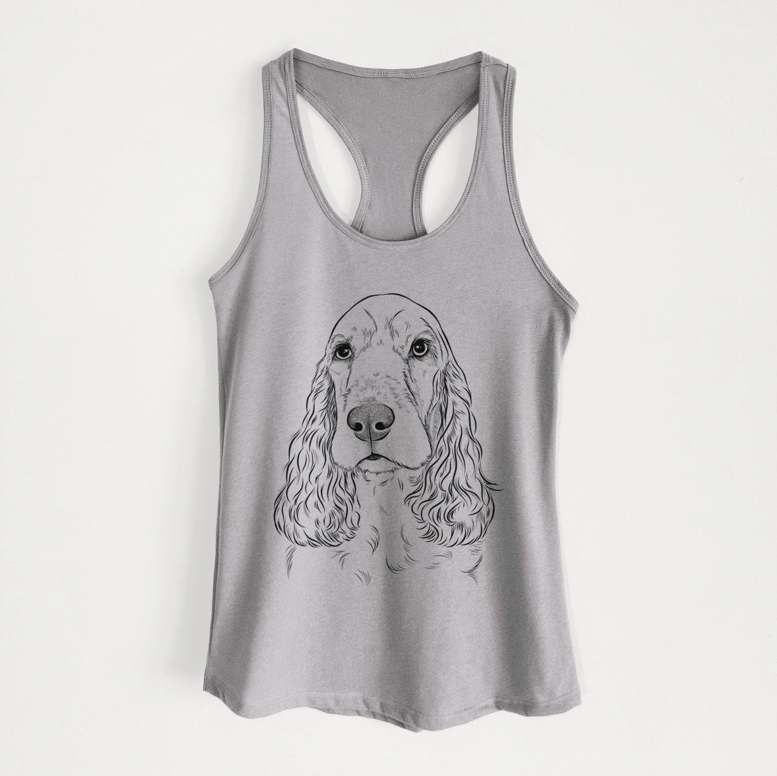 Henry the English Cocker Spaniel - Women's Racerback Tanktop