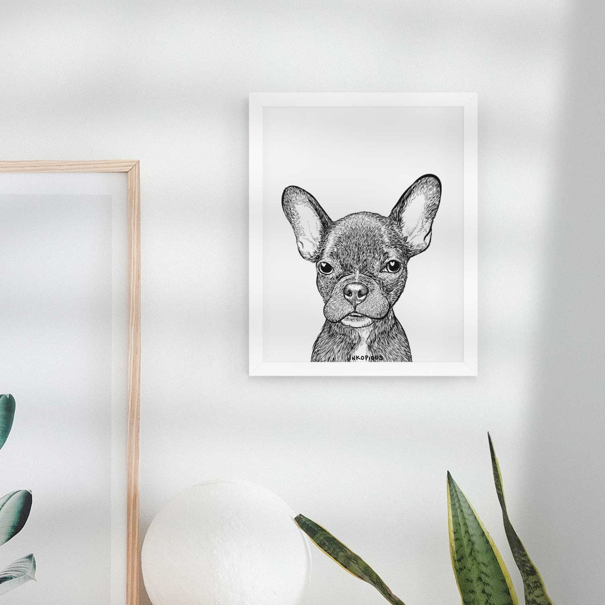 Henry the French Bulldog Art Print