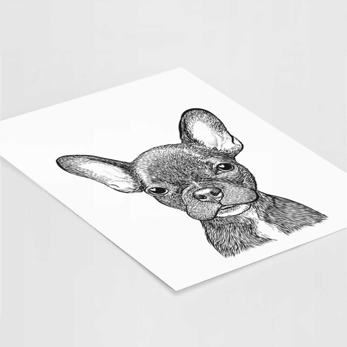 Henry the French Bulldog Art Print