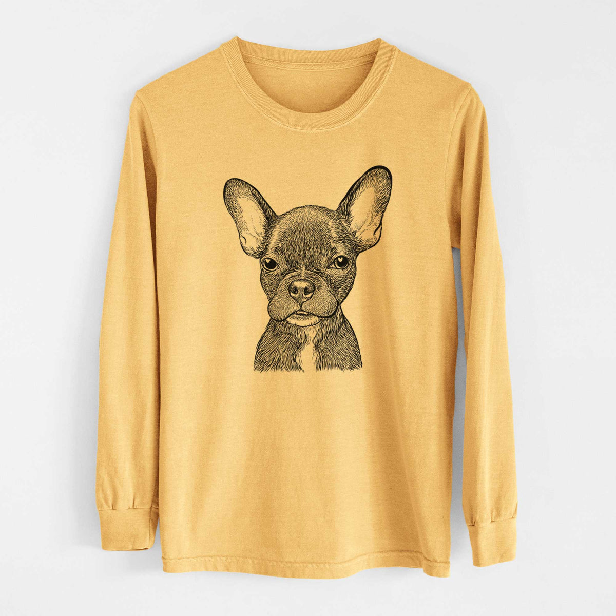Bare Henry the French Bulldog - Heavyweight 100% Cotton Long Sleeve