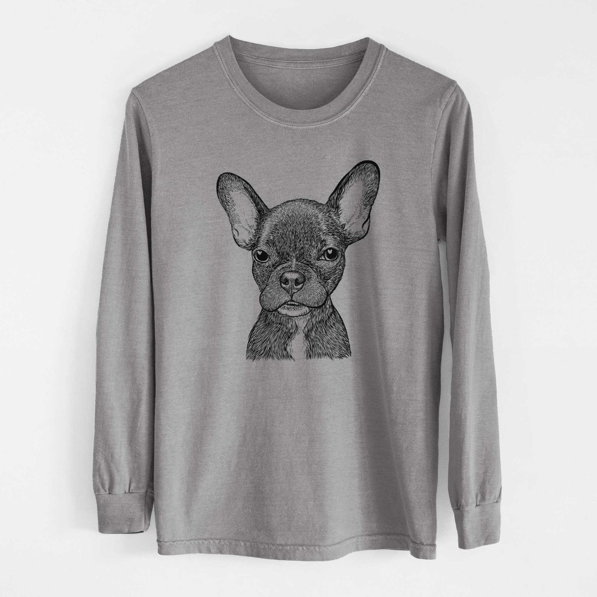 Bare Henry the French Bulldog - Heavyweight 100% Cotton Long Sleeve