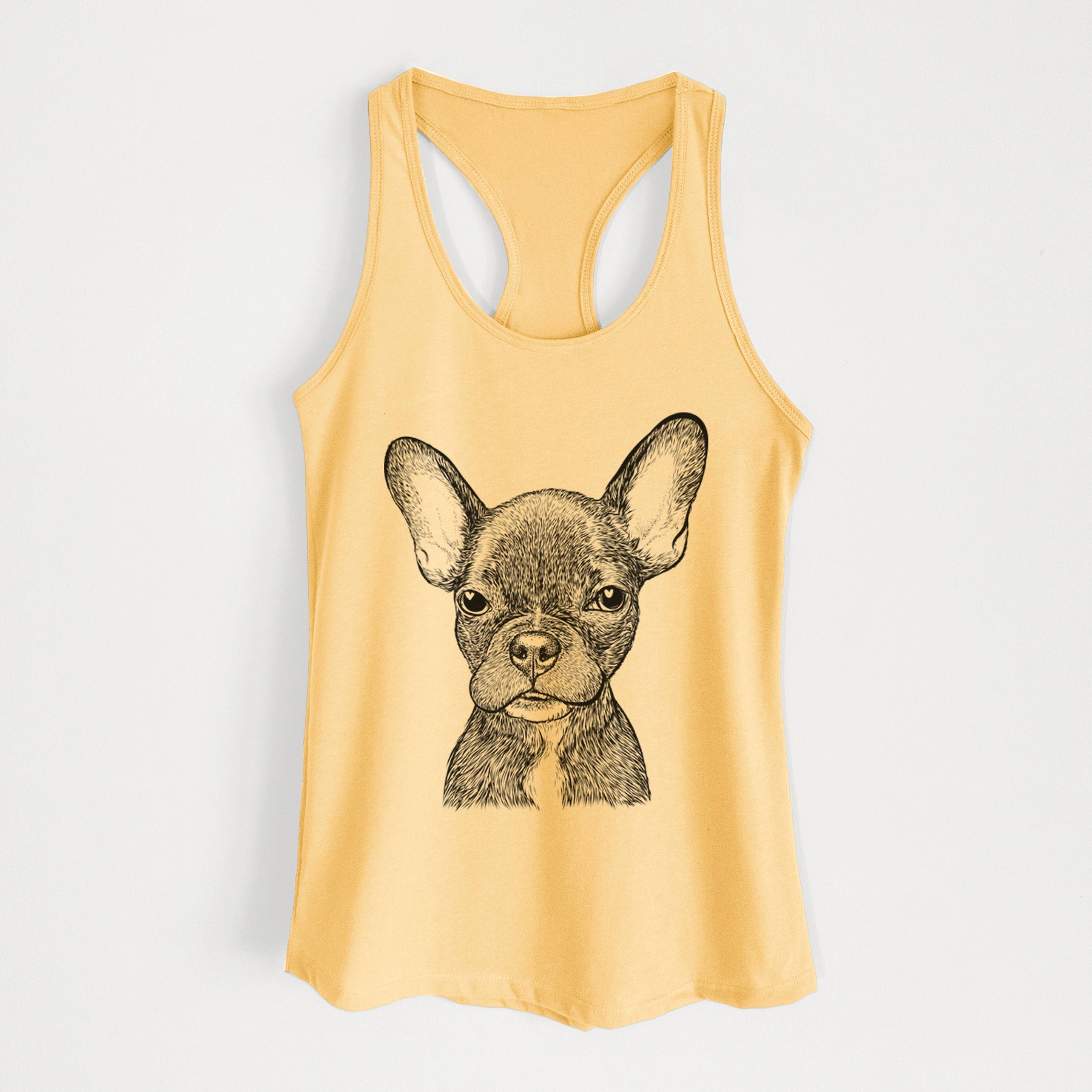 Henry the French Bulldog - Women's Racerback Tanktop