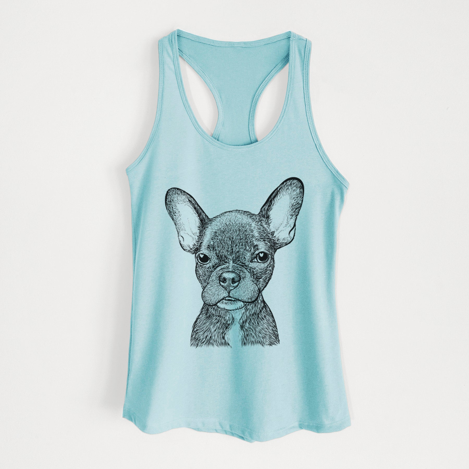 Henry the French Bulldog - Women's Racerback Tanktop