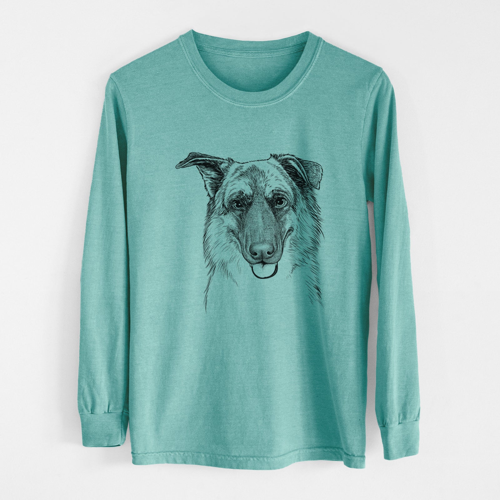 Bare Henry the German Shepherd - Heavyweight 100% Cotton Long Sleeve