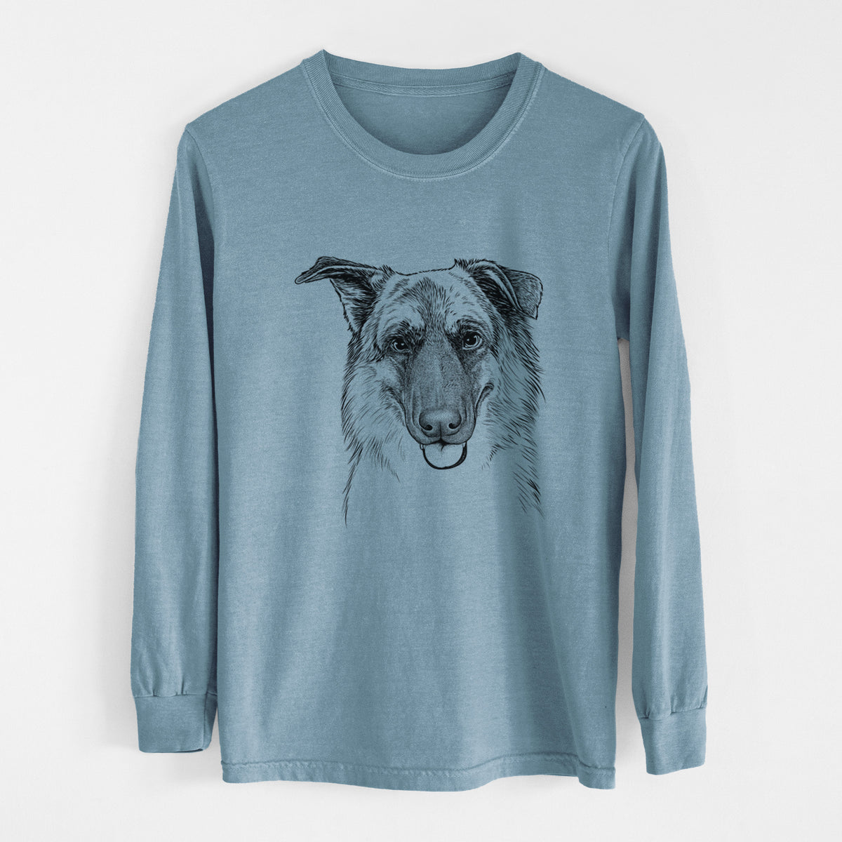Bare Henry the German Shepherd - Heavyweight 100% Cotton Long Sleeve